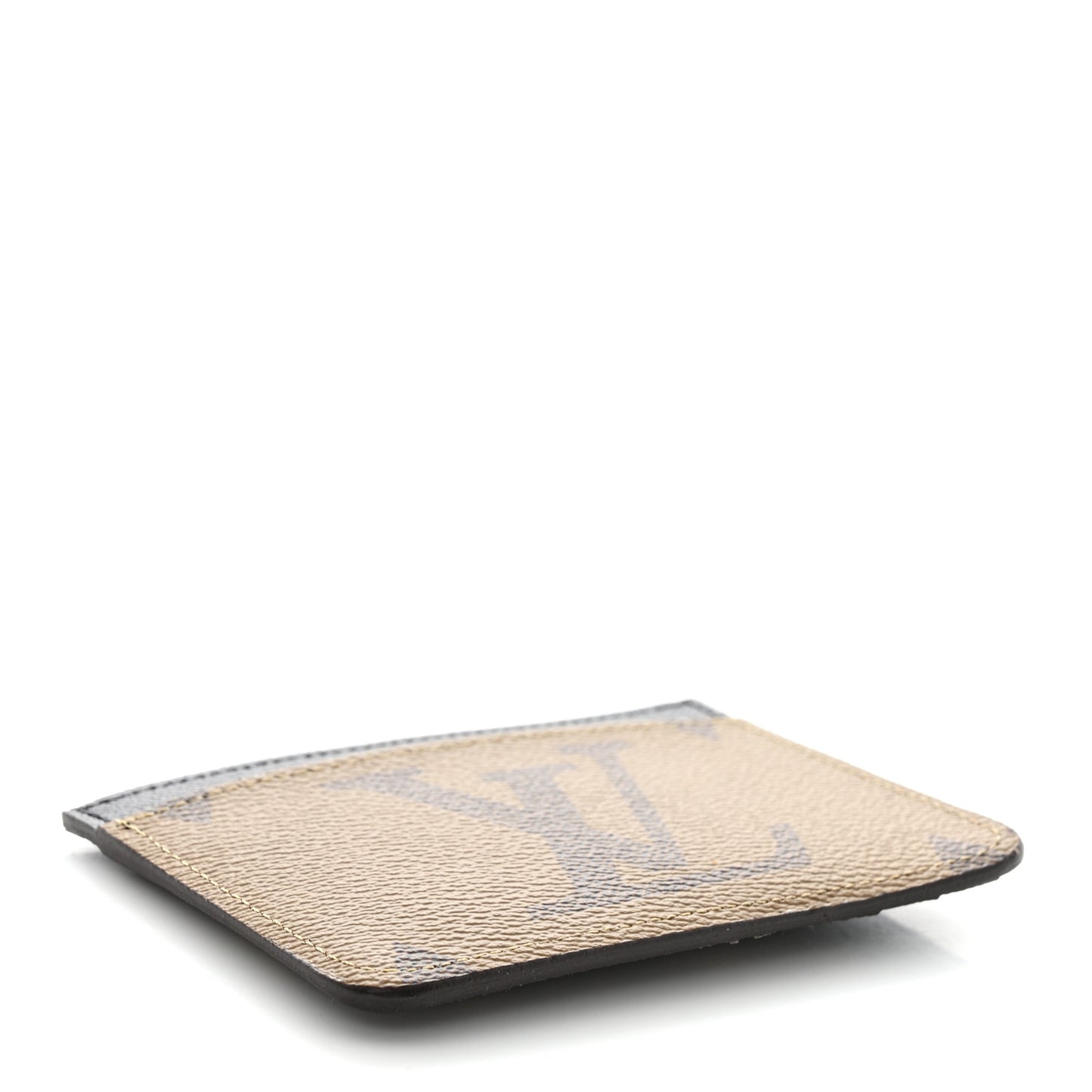 Reverse Monogram Side Up Card Holder