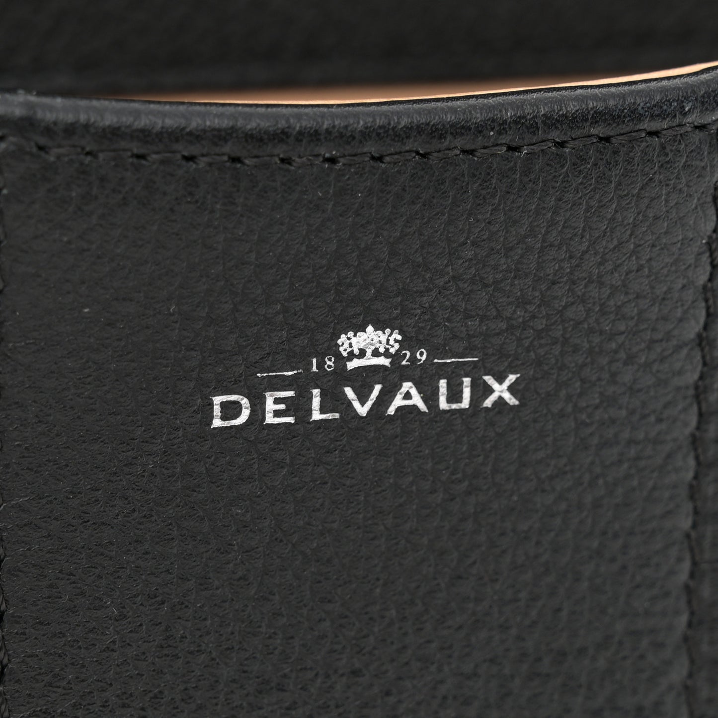 Grained Calfskin Mini Brillant Satchel Black