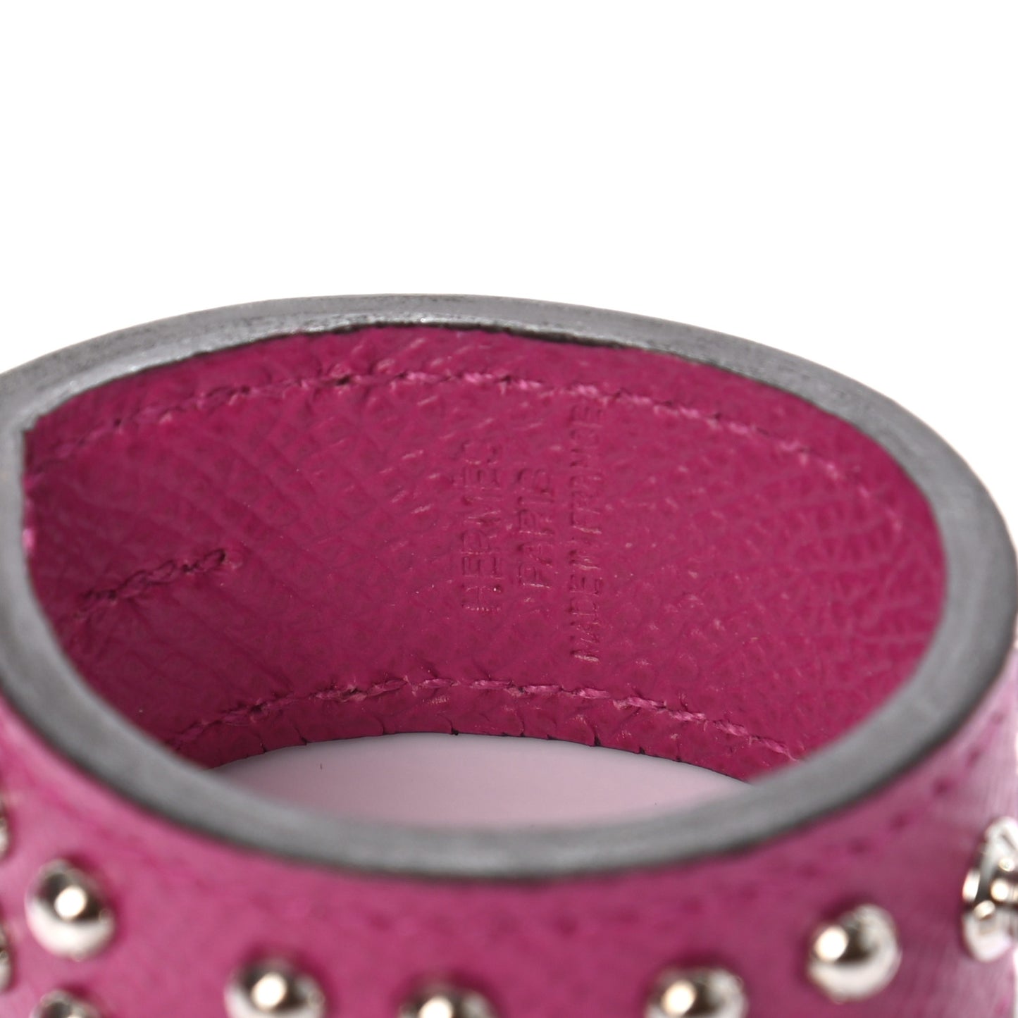 Epsom Collier de Chien Anneau Key Holder Rose Pourpre