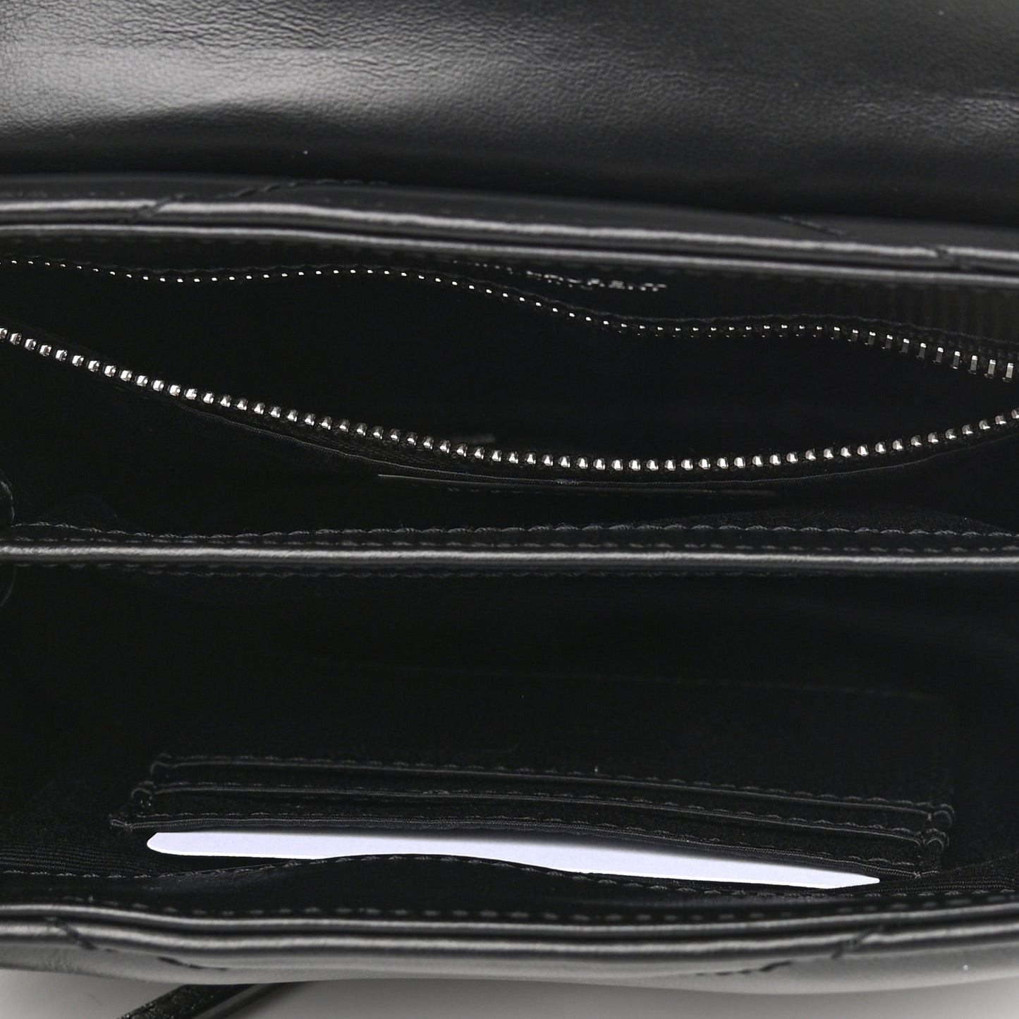 Calfskin Y Quilted Monogram Toy Loulou Crossbody Bag Black