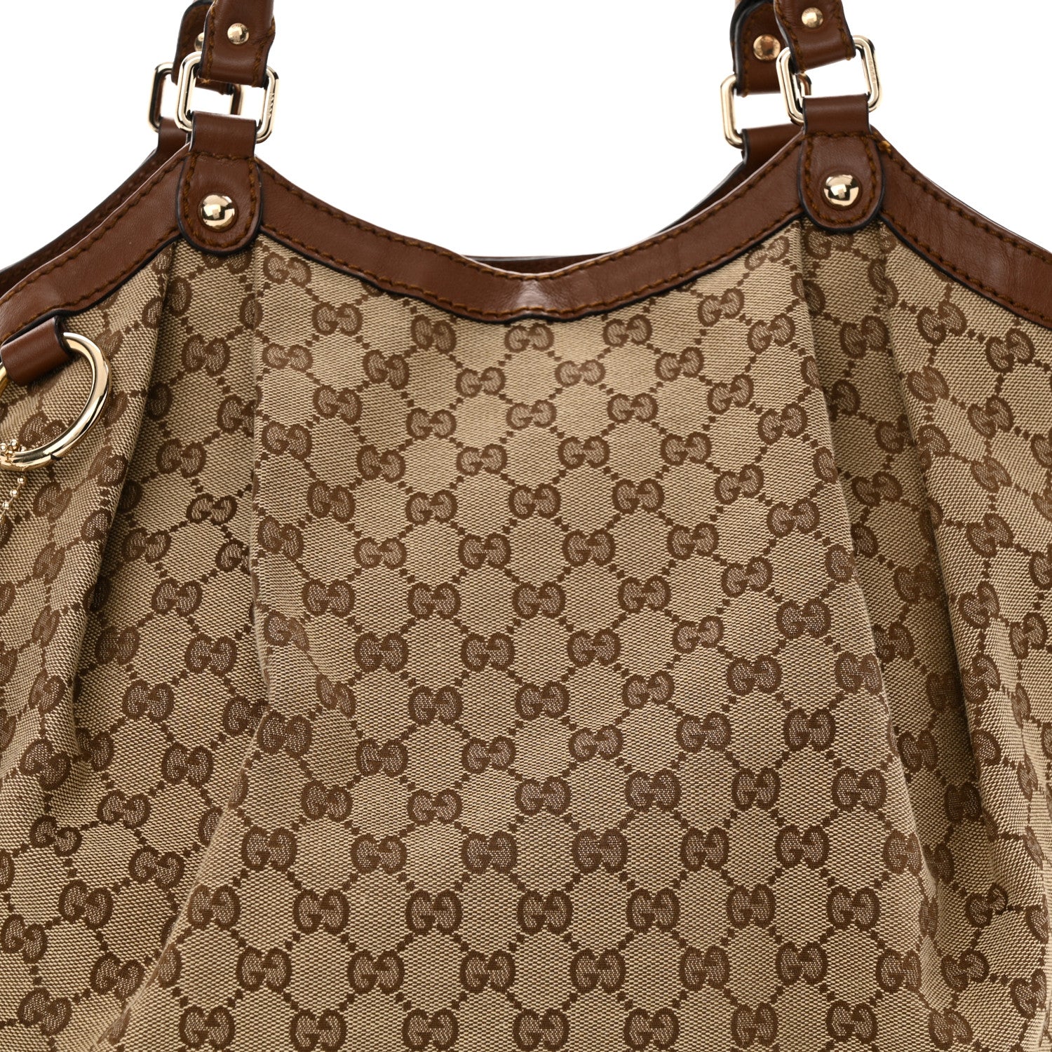 Gucci Monogram Large Sukey Tote Brown 8 of 14