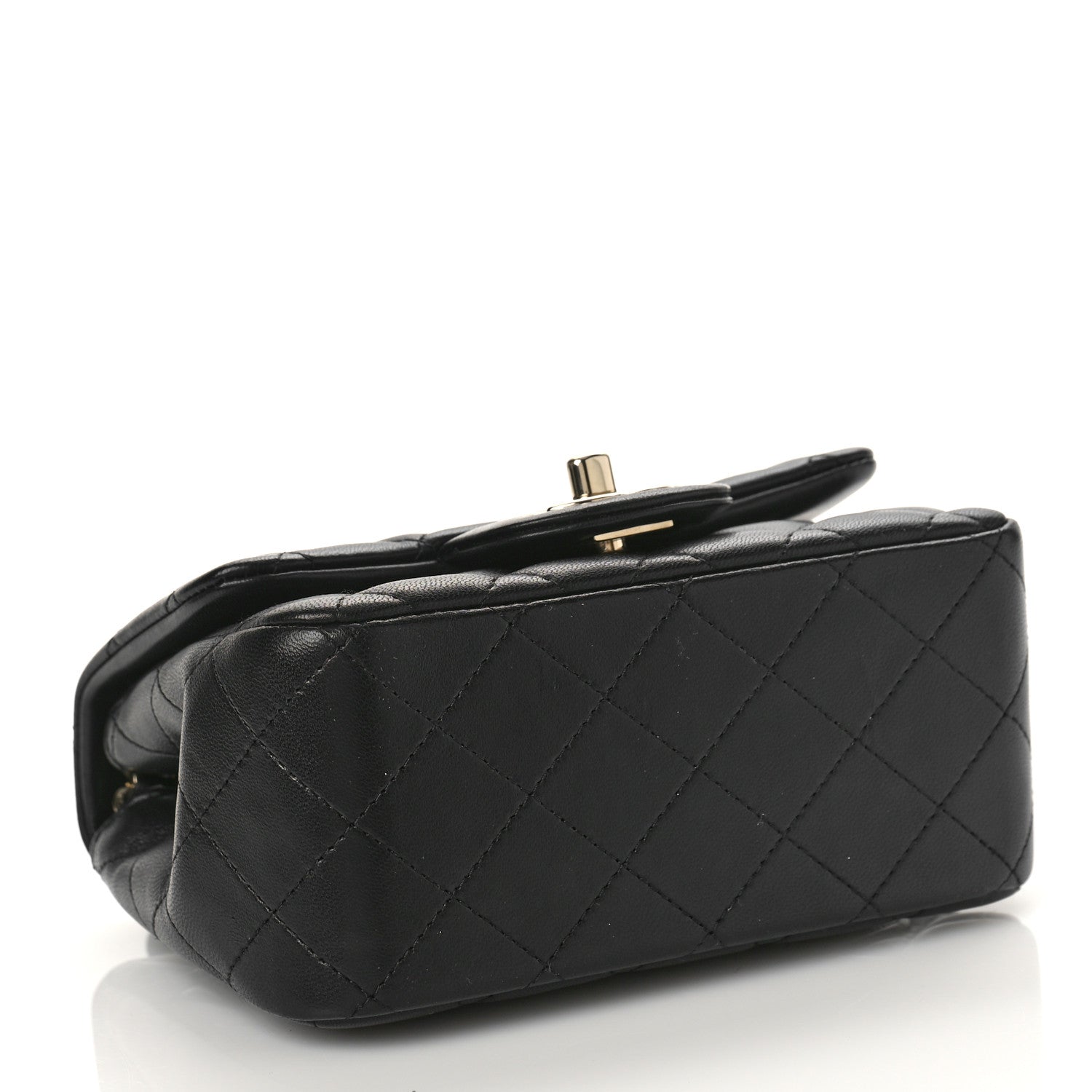 Chanel Lambskin Quilted Mini Square Flap Black 4 of 9