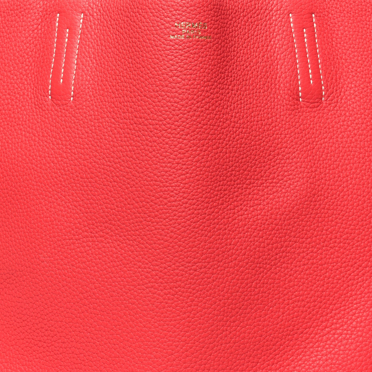 Taurillon Clemence Double Sens 36 Reversible Tote Rubis Rose Jaipur