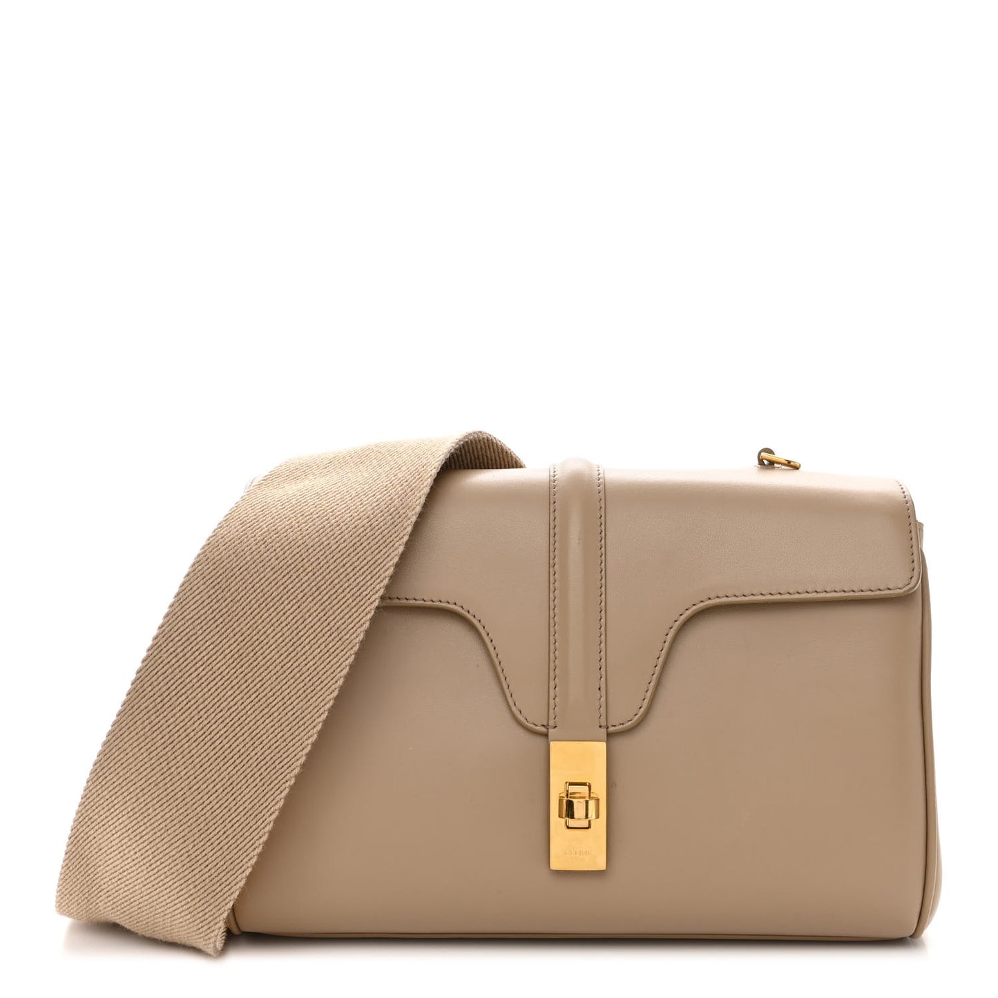 Smooth Calfskin Teen Soft 16 Shoulder Bag Safari