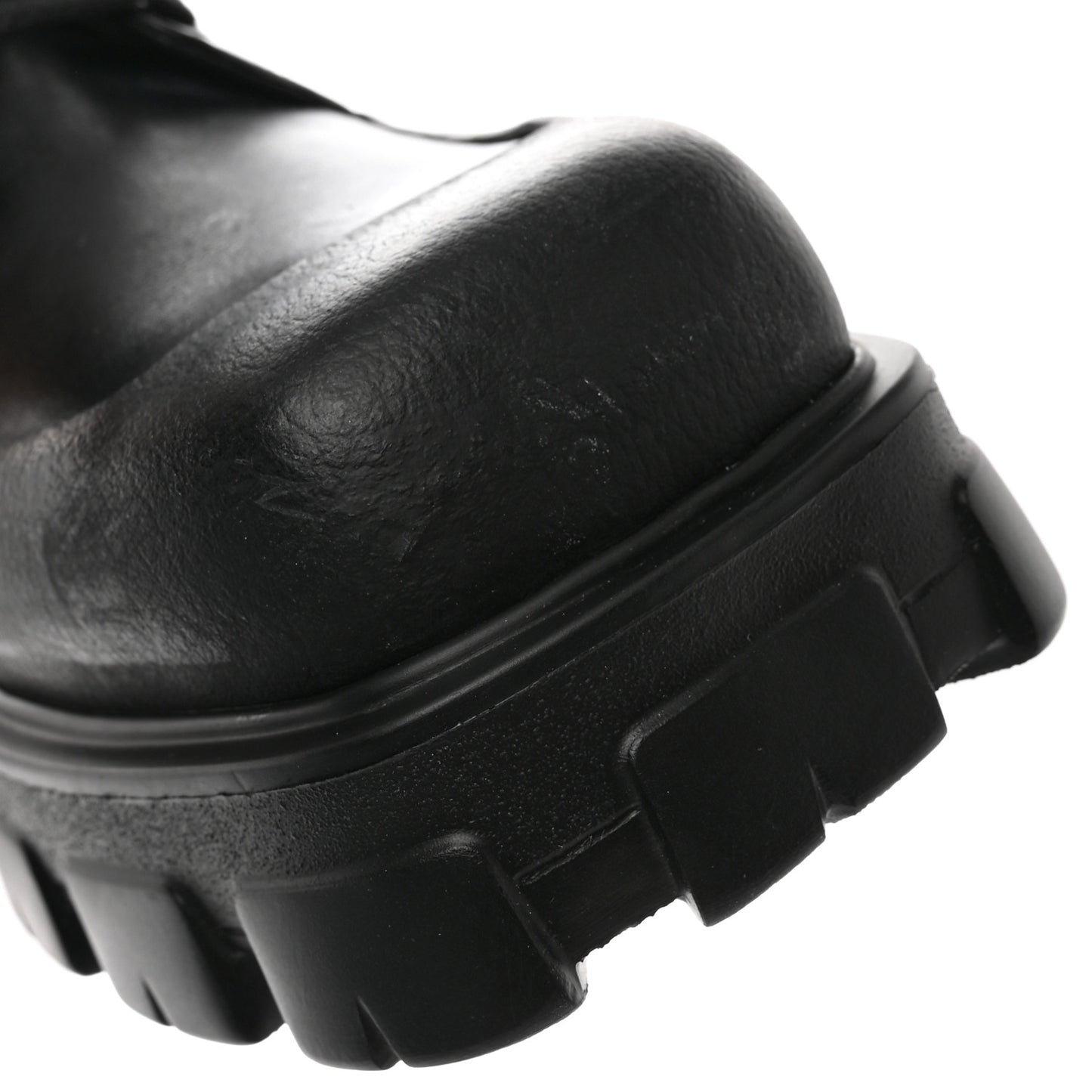 Vitello Mens Lug Sole 45mm Combat Boots 9 Black