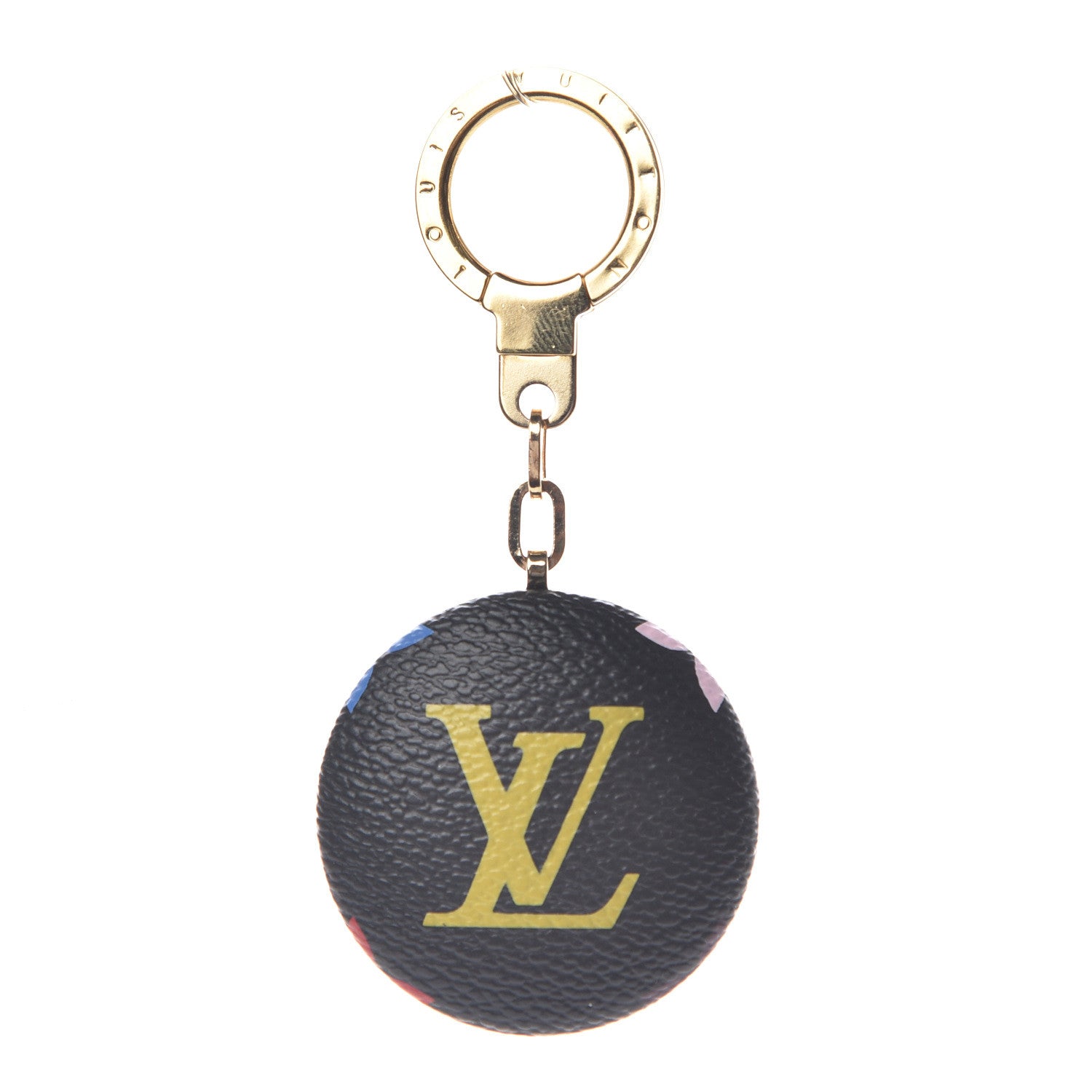 Louis Vuitton Monogram Multicolor Astropill Light Key Ring Black