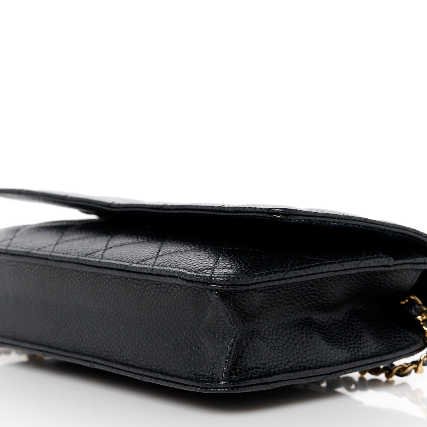 Chanel Caviar Quilted Wallet on Chain WOC Black 11 of 12