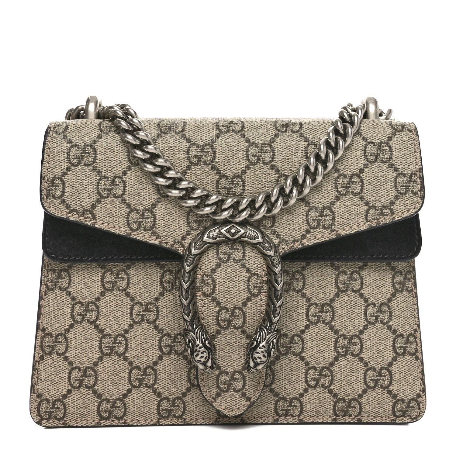 Gucci GG Supreme Monogram Mini Dionysus Shoulder Bag Black 1 of 11