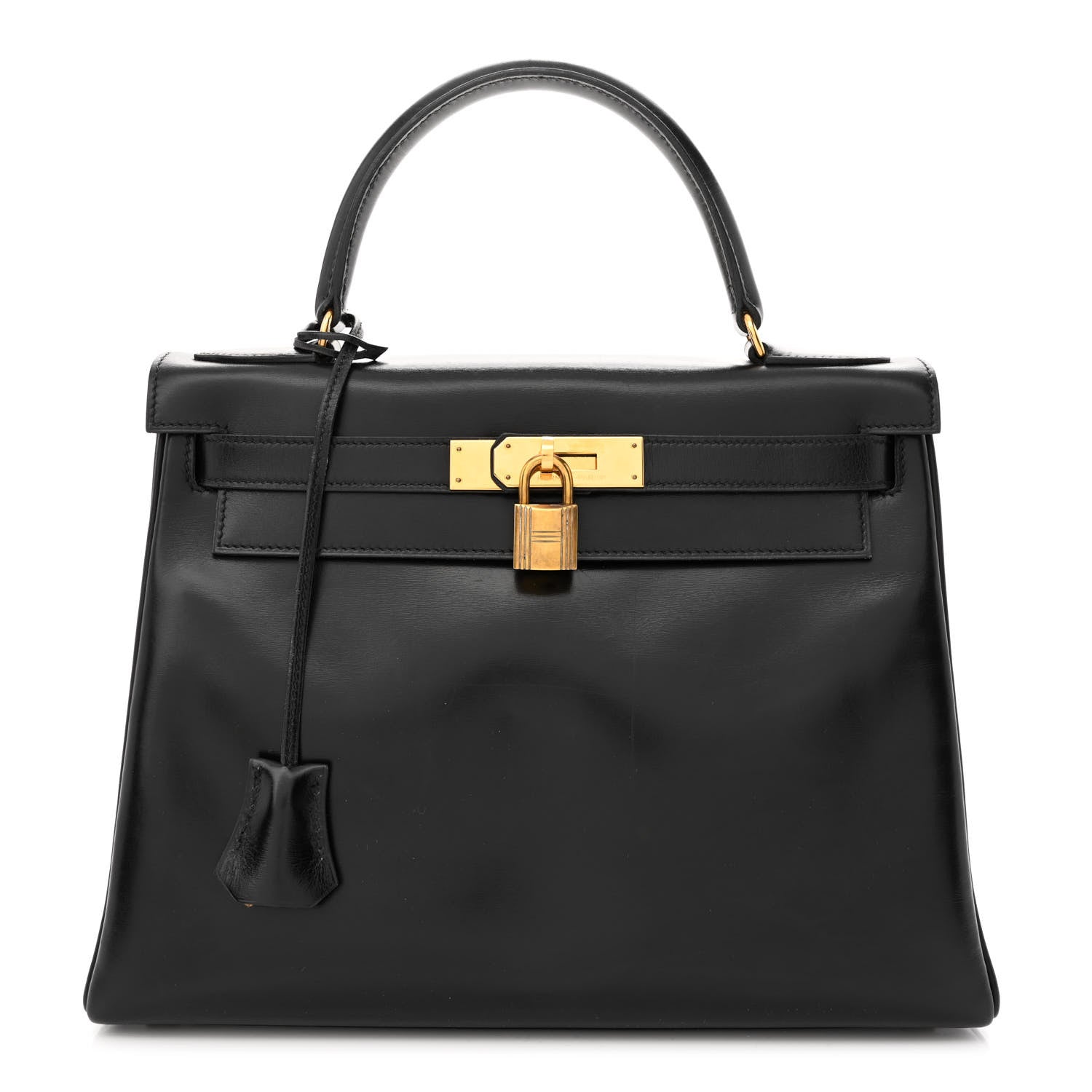 Hermes Box Kelly Retourne 28 Black 1 of 12