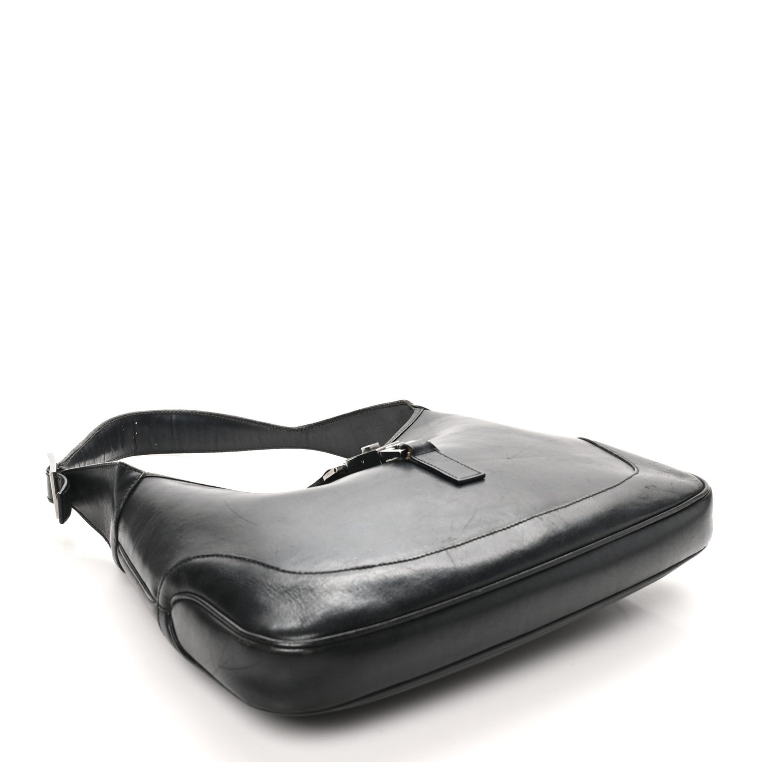 Gucci Calfskin Small Jackie O Hobo Black 4 of 12