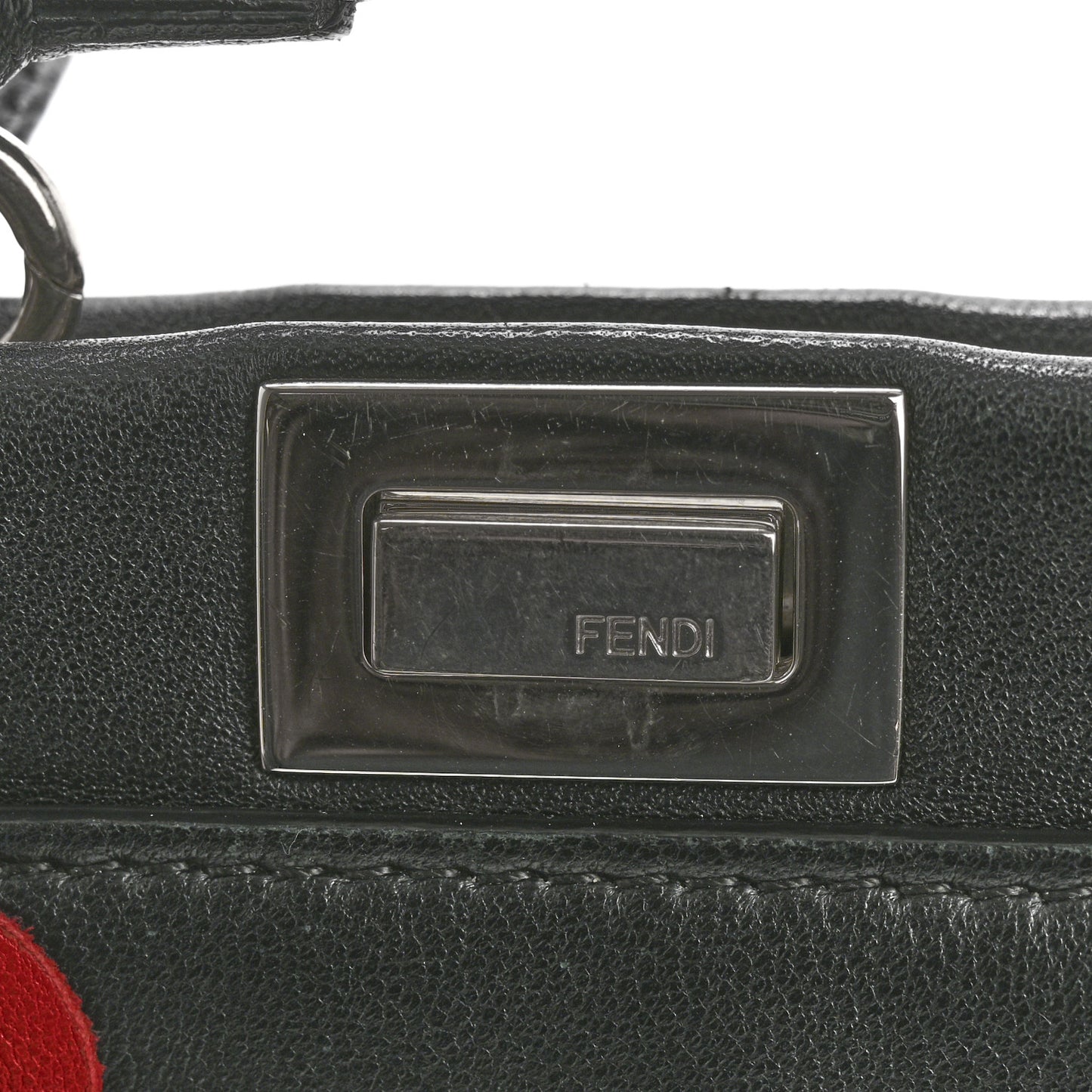 Nappa Flowerland Micro Peekaboo Iconic Satchel Black Multicolor