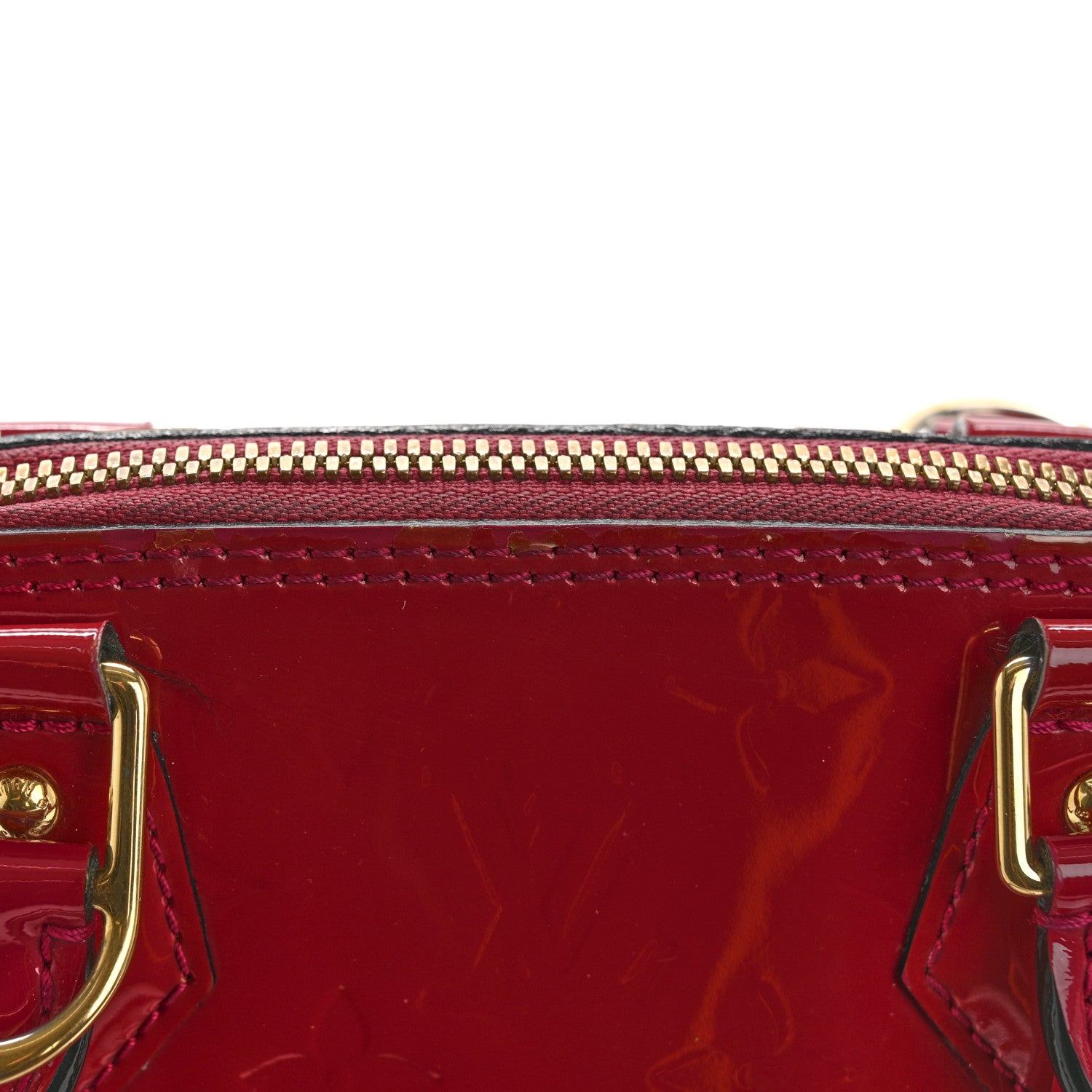 Louis Vuitton Vernis Alma BB Rose Indien 12 of 16