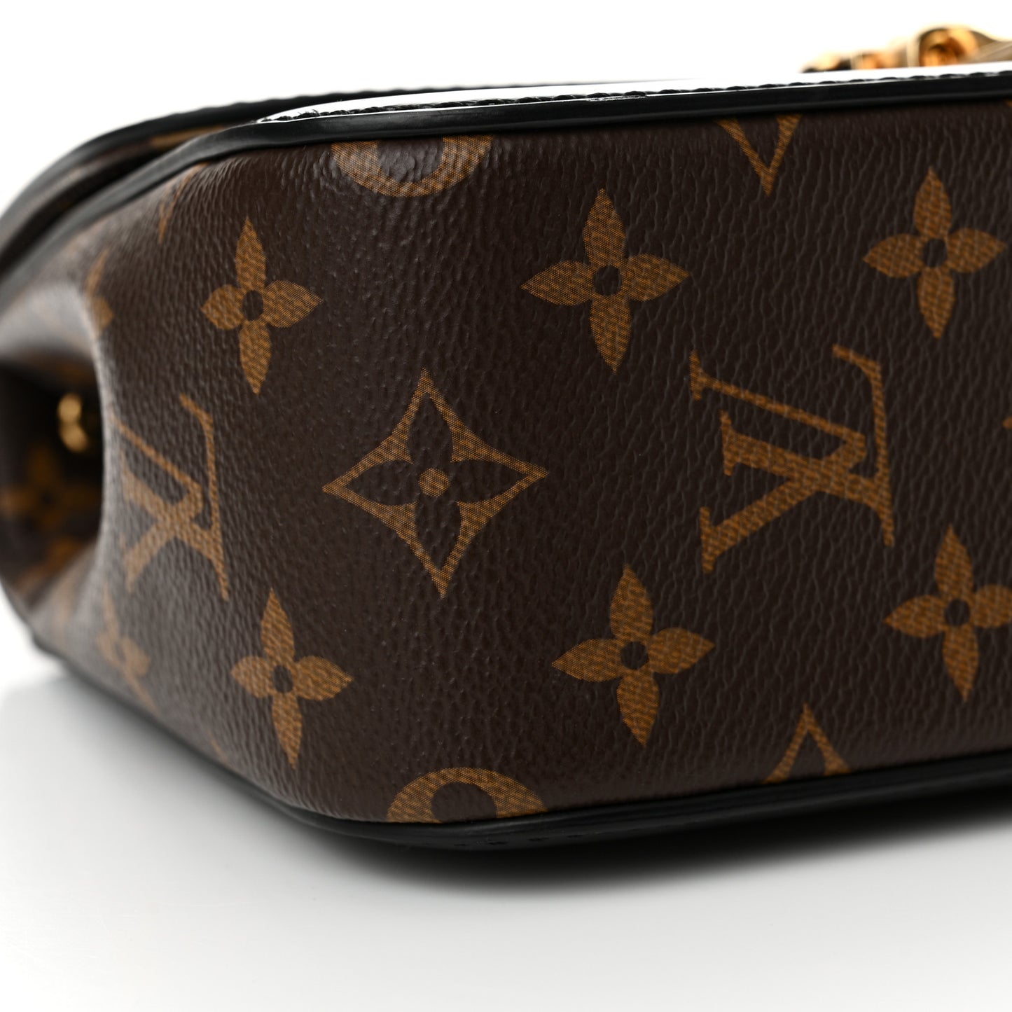 Patent Calfskin Monogram Cherrywood BB Black