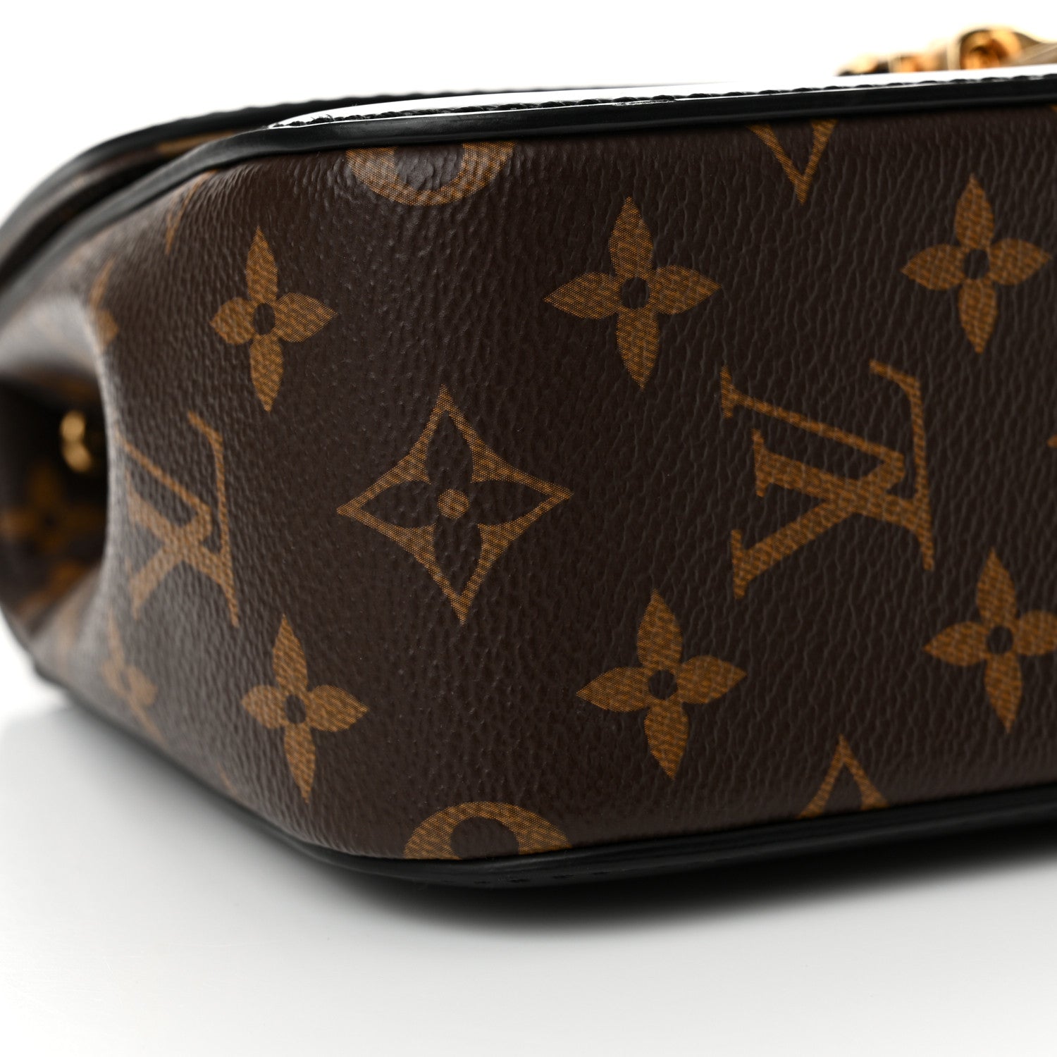 Louis Vuitton Patent Calfskin Monogram Cherrywood BB Black 8 of 10