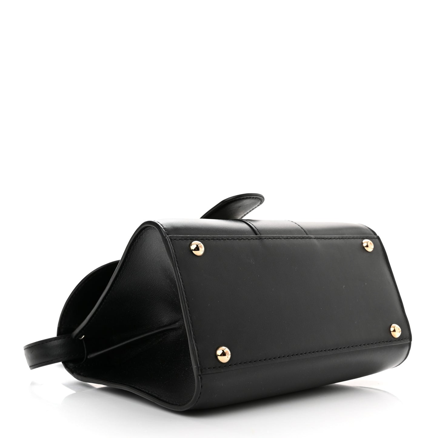 Box Calfskin Mini Brillant Satchel Black