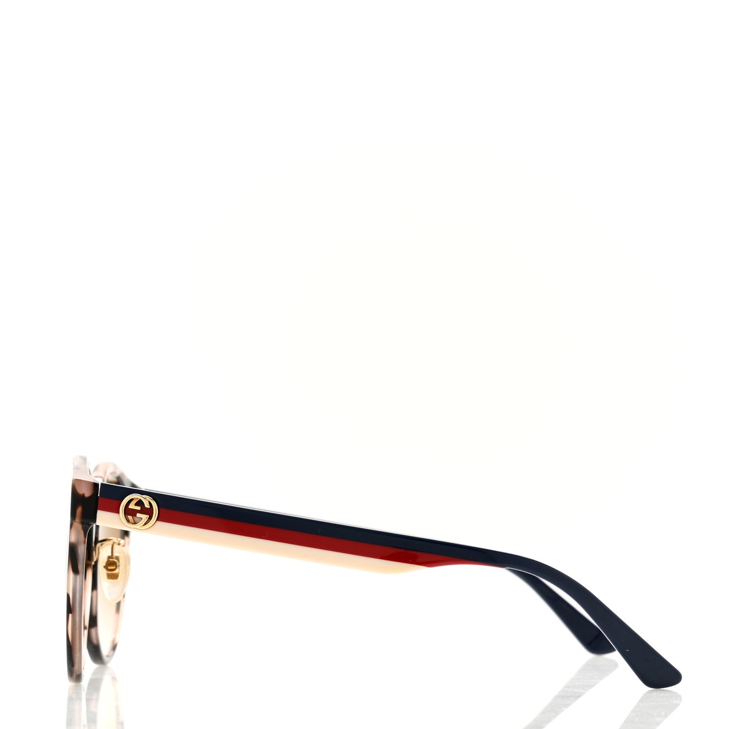Acetate Round Eye GG Web Sunglasses GG0416SK Tortoise