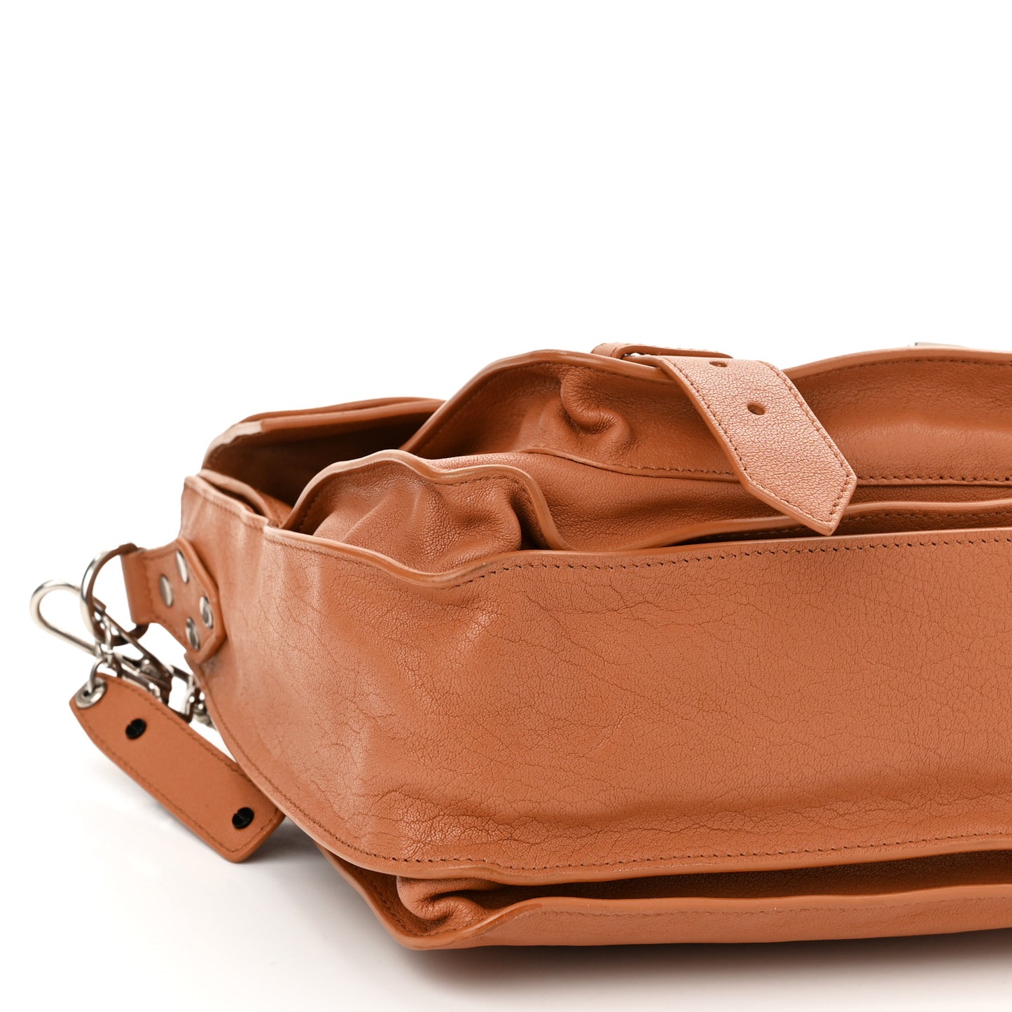 Lambskin Medium PS1 Satchel Saddle