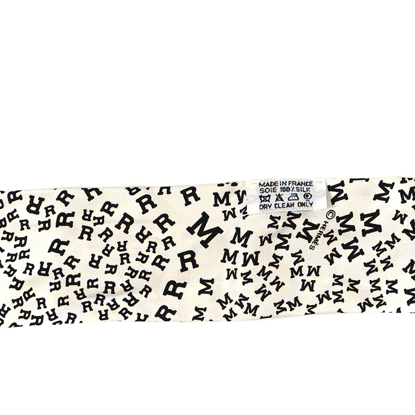 Silk Scattered Letters Twilly