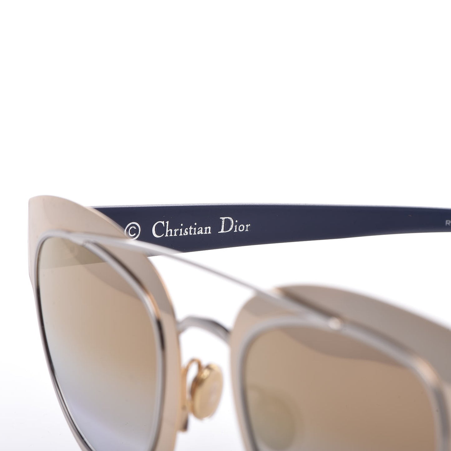 Chromic Sunglasses Gold Blue