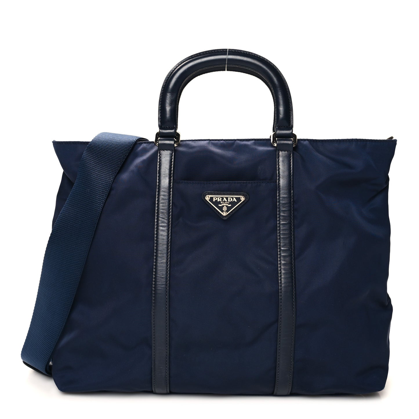 Tessuto Nylon Vitello Tote Baltico