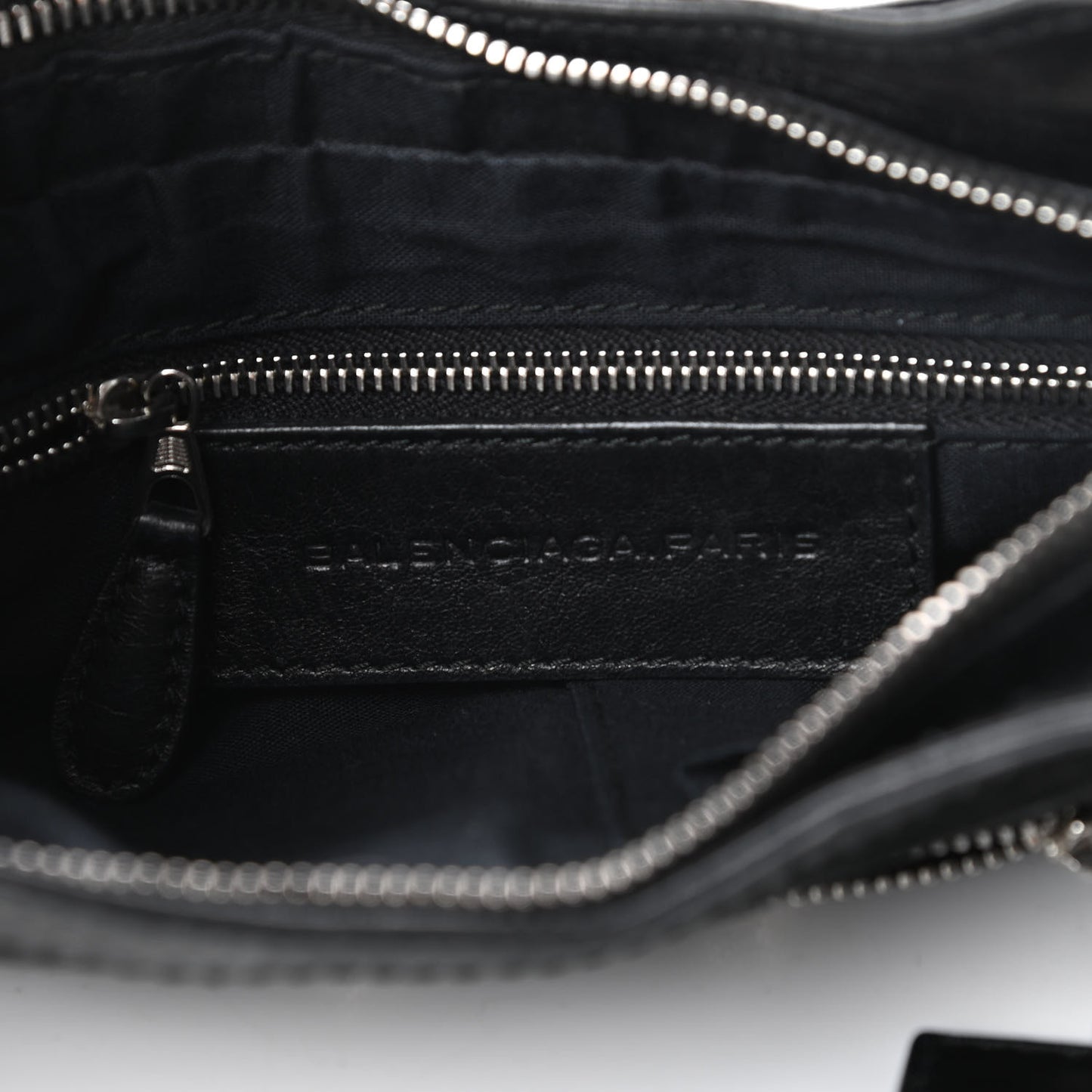 Agneau Giant 12 Silver Hardware Hip Black