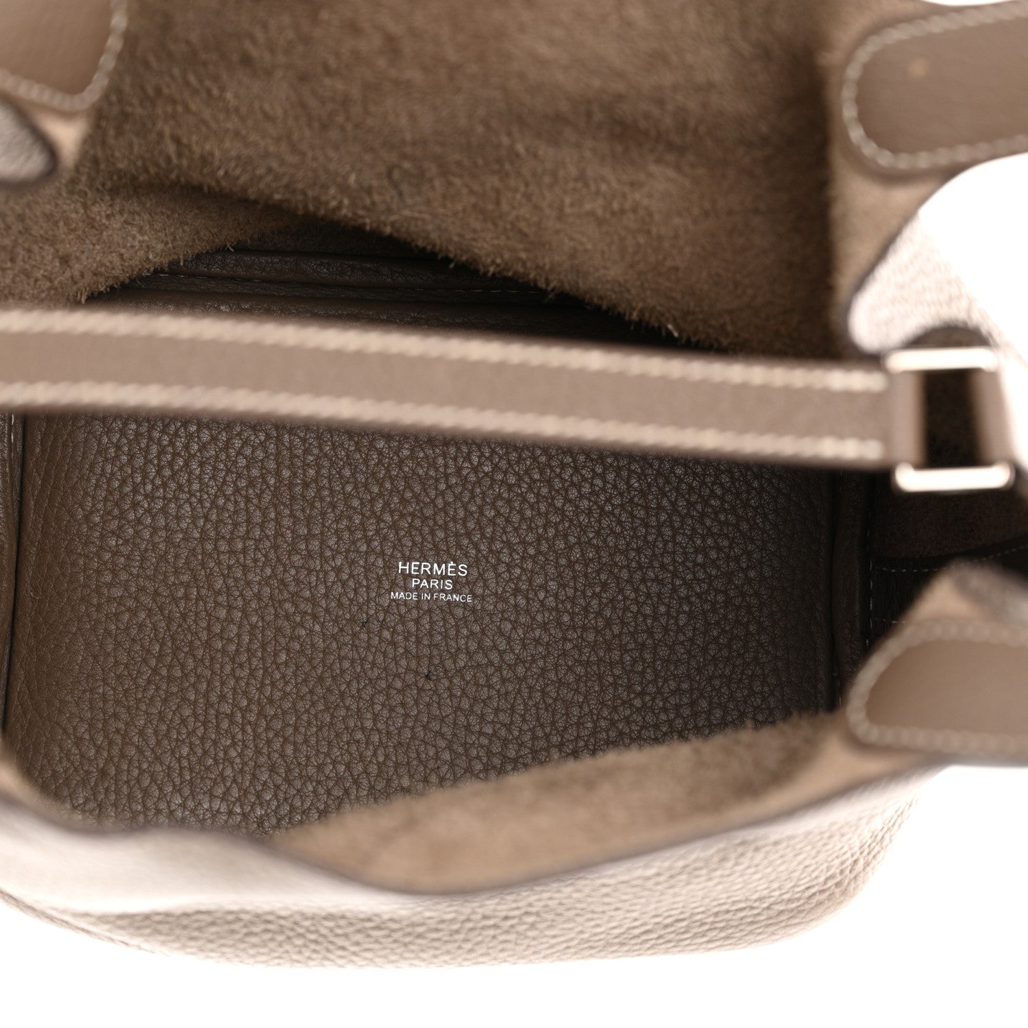 Hermes Taurillon Clemence Picotin Lock 18 PM Etoupe 5 of 13