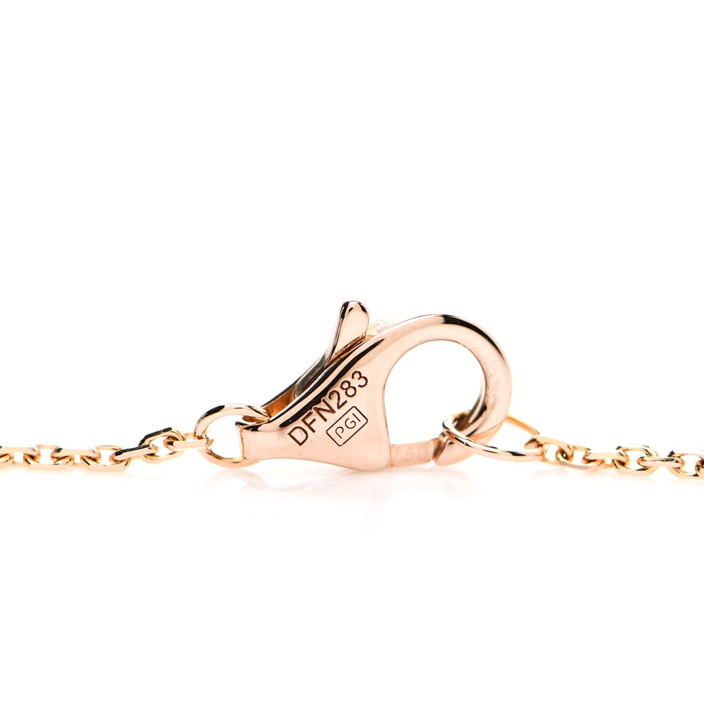 18K Pink Yellow White Gold Diamond Trinity Pendant Necklace