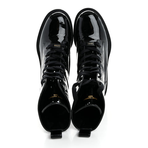 Patent Territory Flat Ranger Boots 38 Black