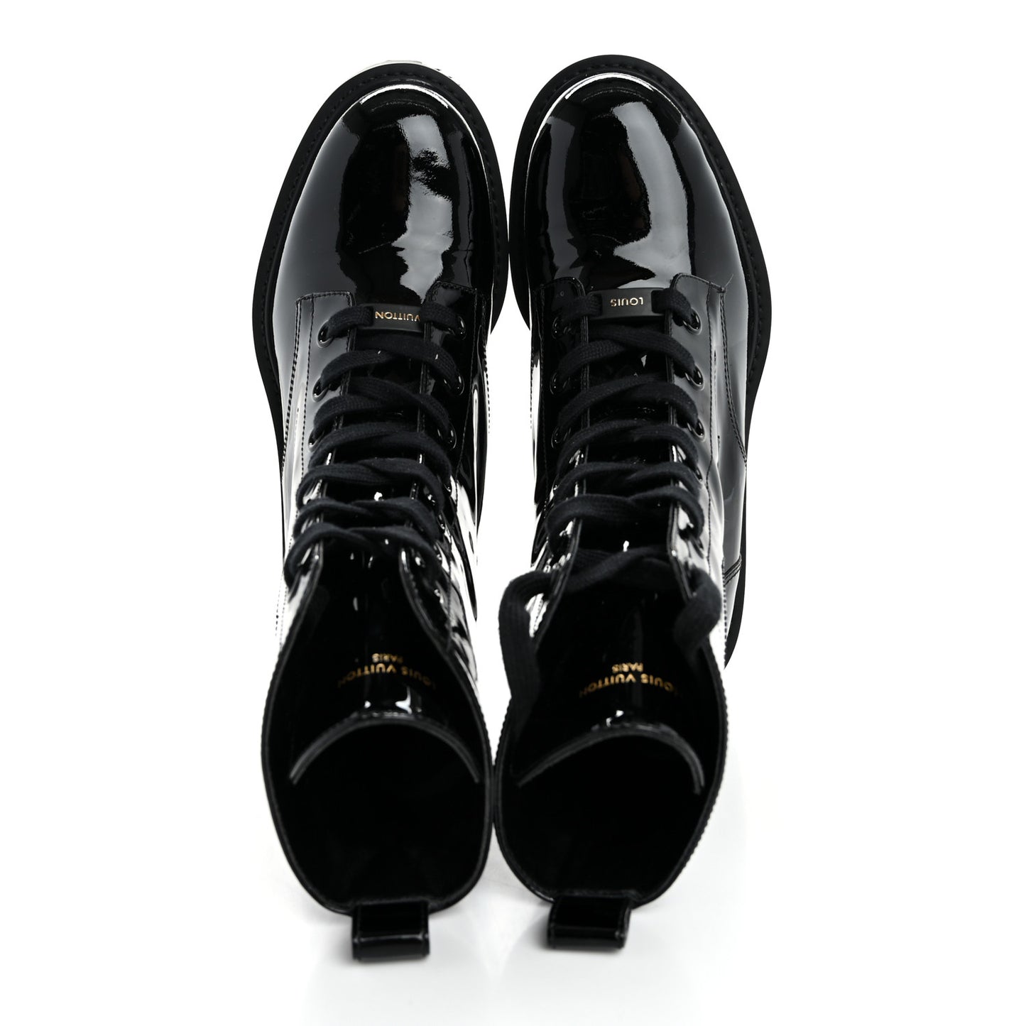 Patent Territory Flat Ranger Boots 38 Black