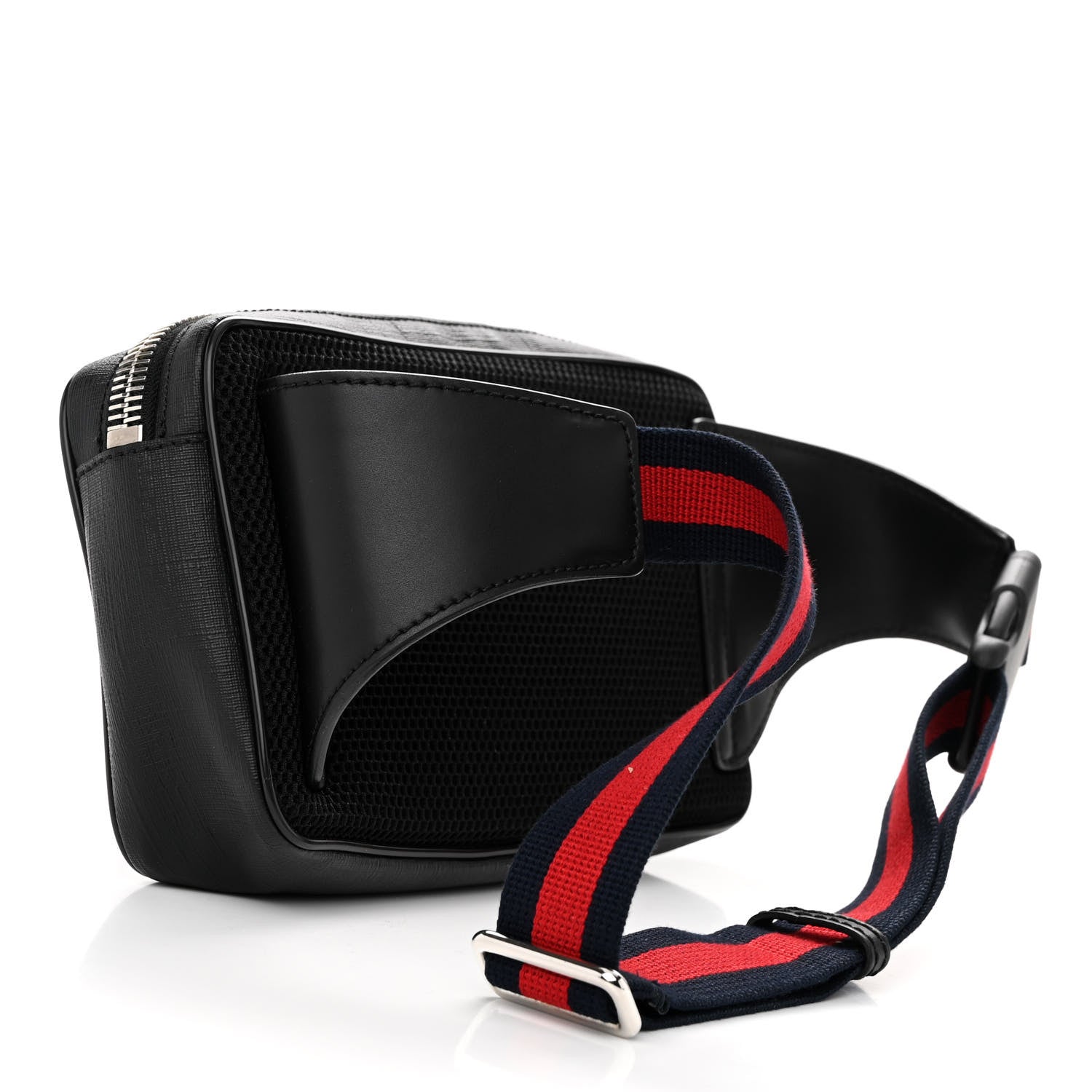 Gucci Soft GG Supreme Monogram Web Belt Bag Black Grey 3 of 10
