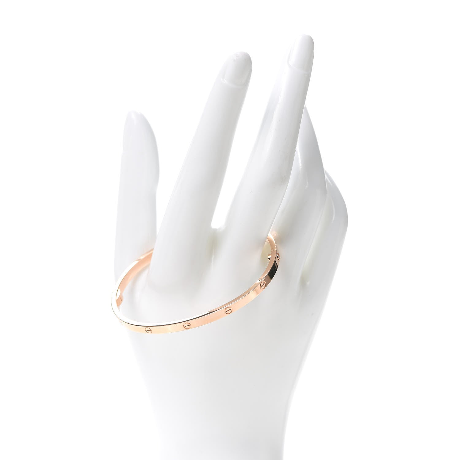 Cartier 18K Pink Gold Small LOVE Bracelet 18 2 of 7