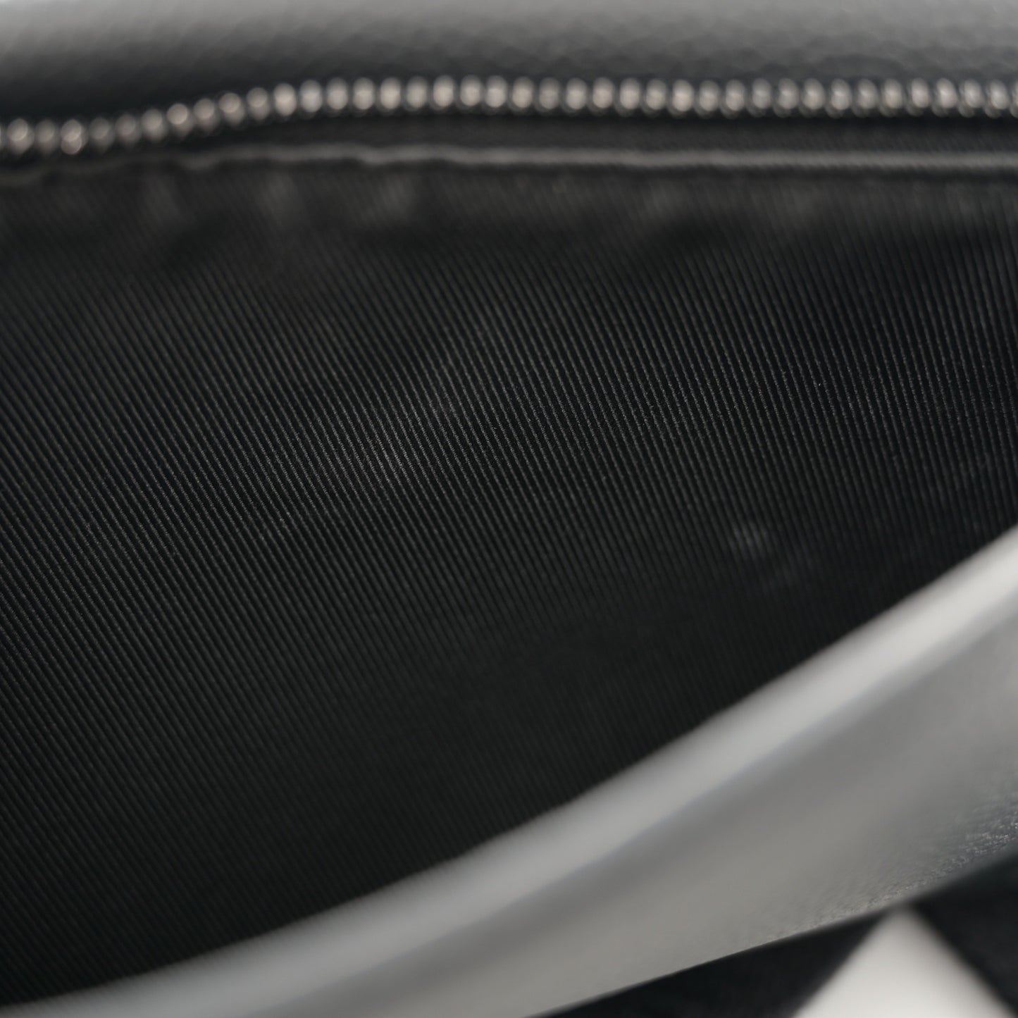 Grained Calfskin Aerogram Slingbag Black