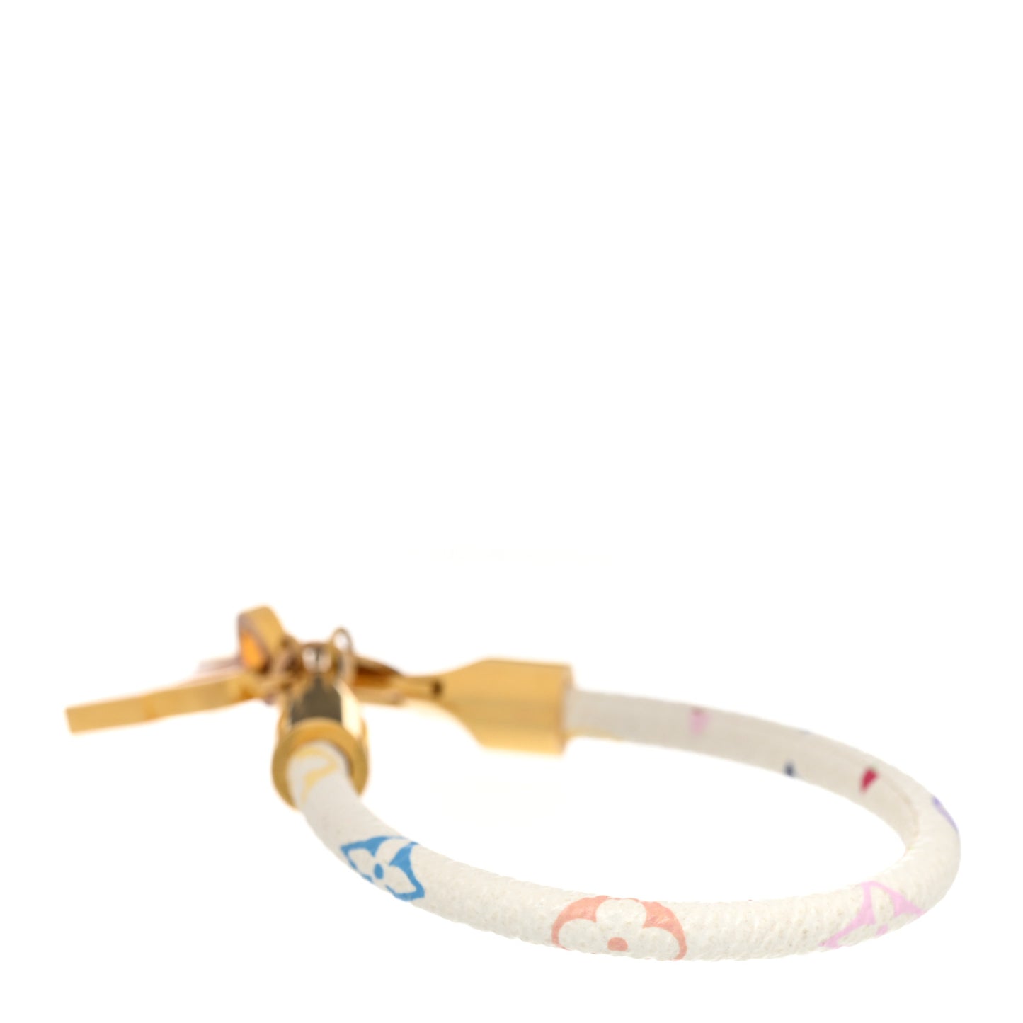 Monogram Multicolor Luck It Bracelet White