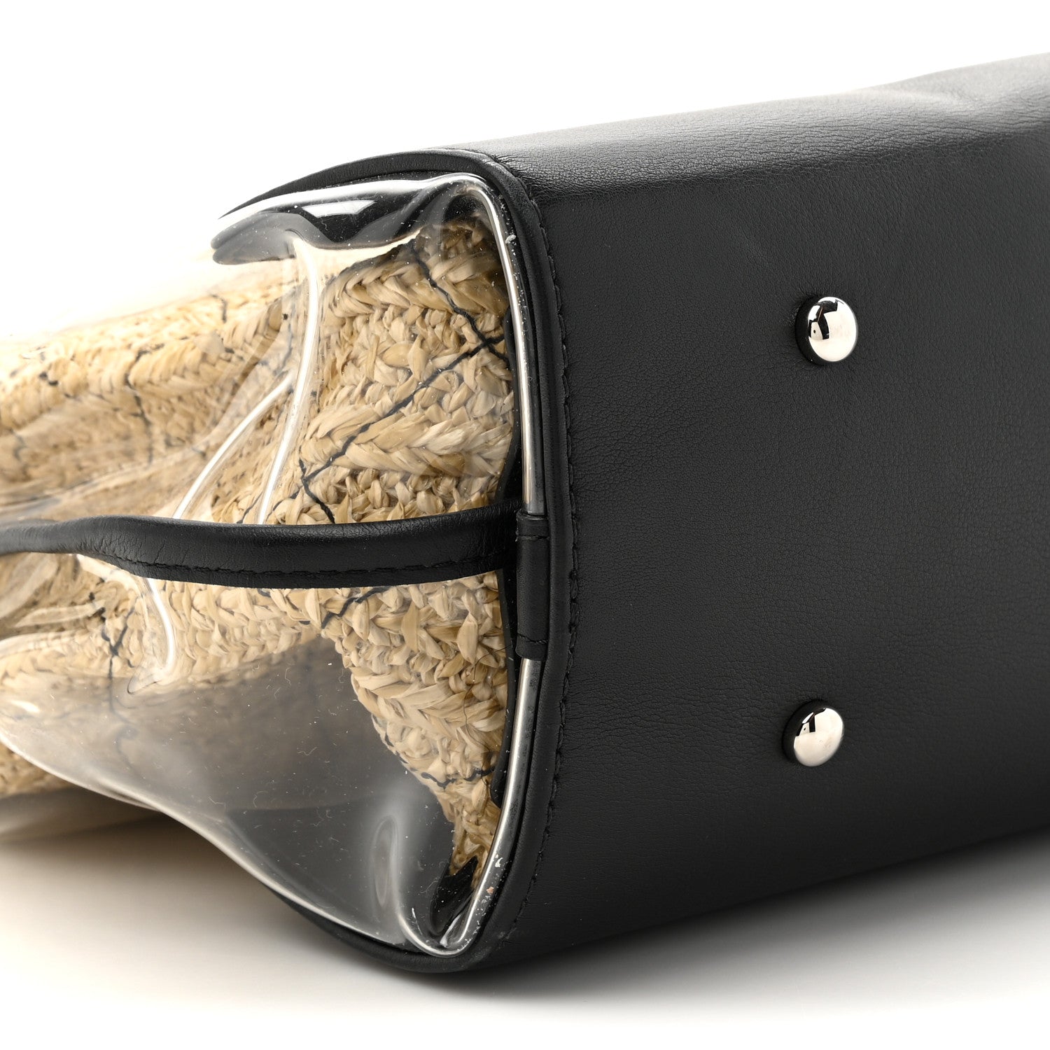 Chanel Calfskin PVC Quilted Chanel 31 Bag Black 10 of 14