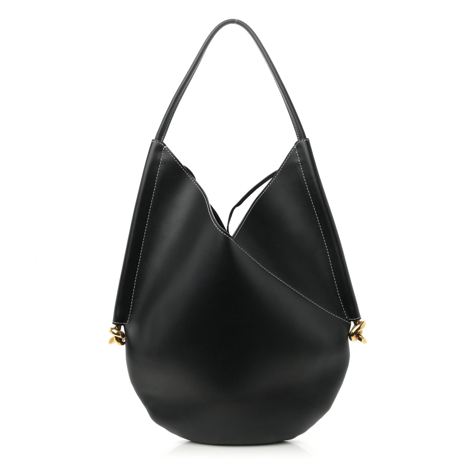 Bottega Veneta Nappa Medium Solstice Hobo Black 1755860 – FASHIONPHILE