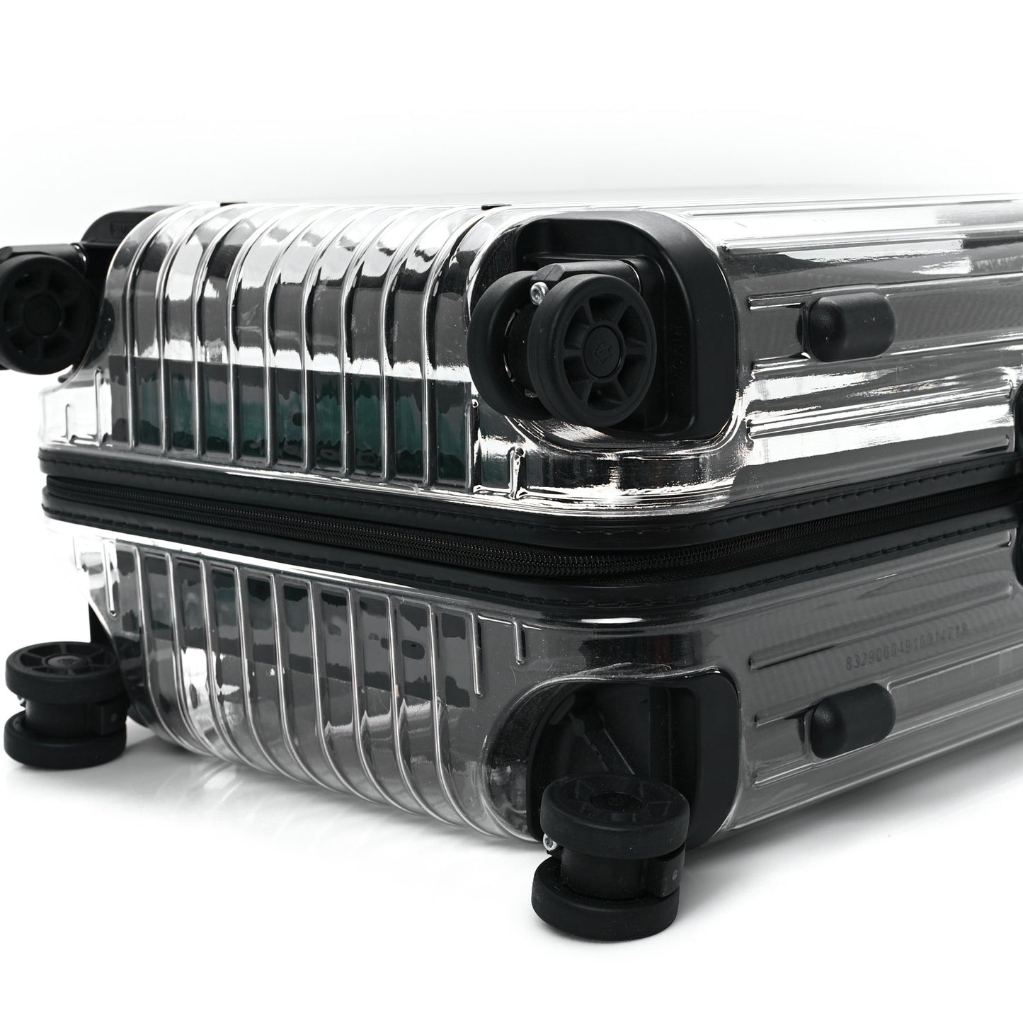 X RIMOWA Polycarbonate Luggage Transparent