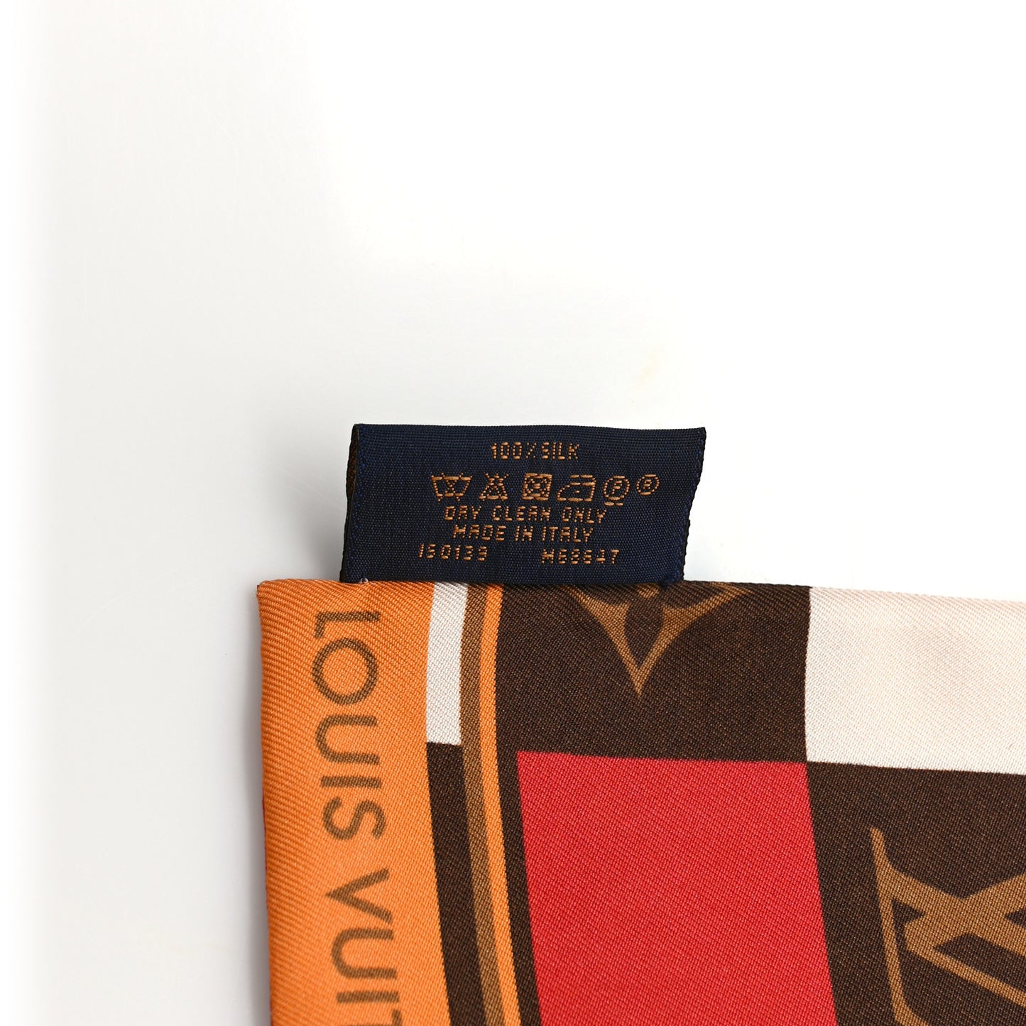 Silk Monogram Check Bandeau Beige