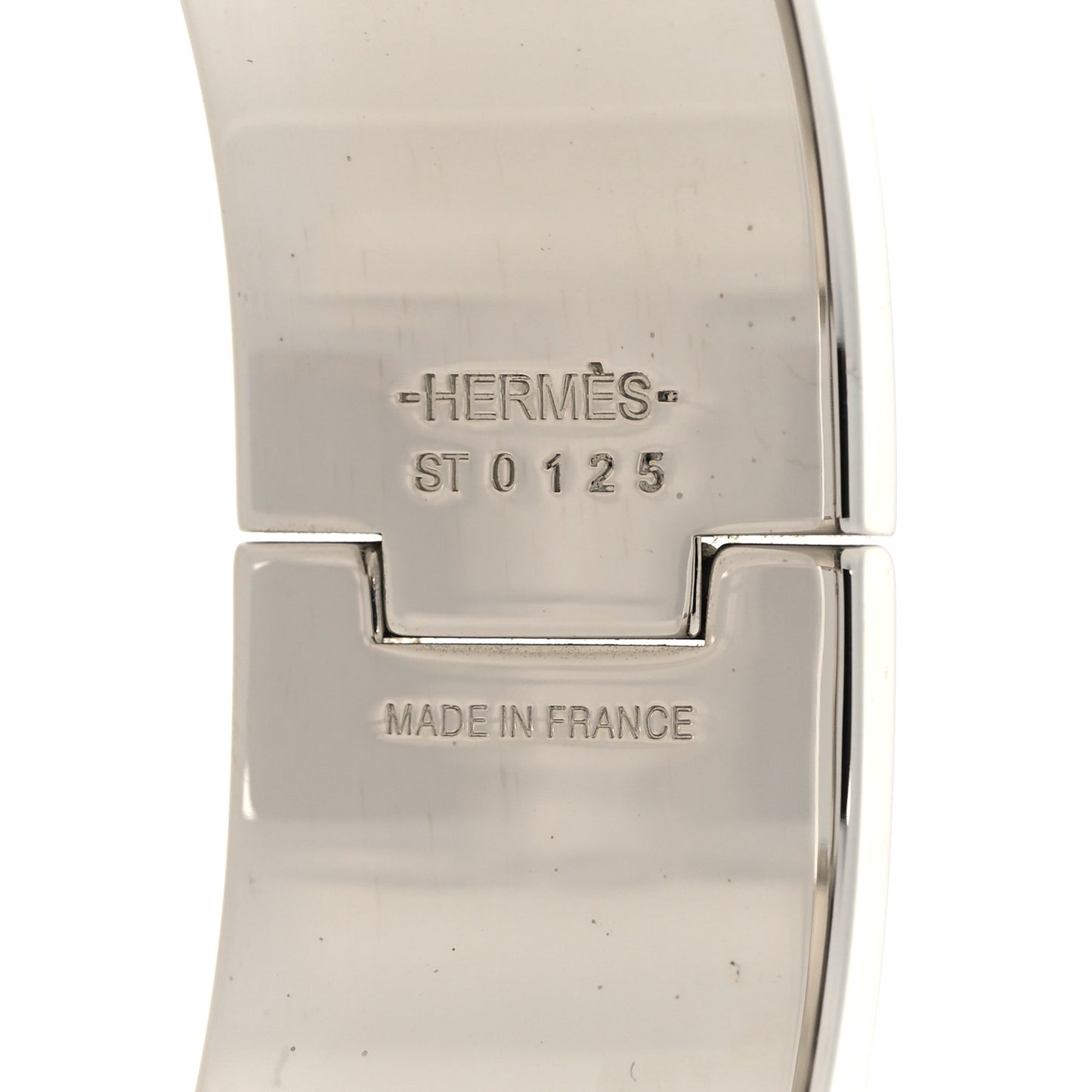 Enamel Wide Clic Clac H Bracelet PM Bleu Orage