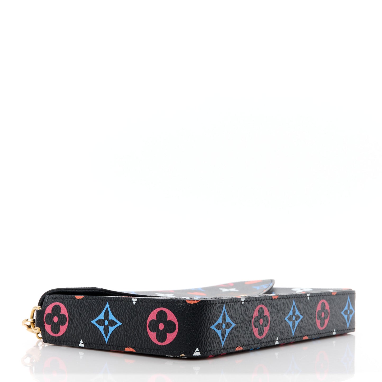 Game On Felicie Chain Wallet Black