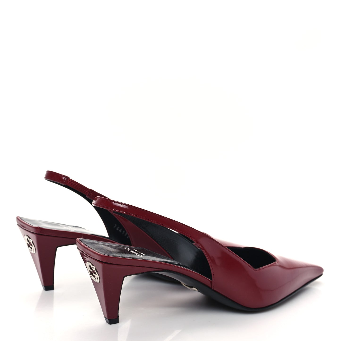 Nappa Mallory Pointed Toe Slingback Sandal 39 New 39 New Cherry