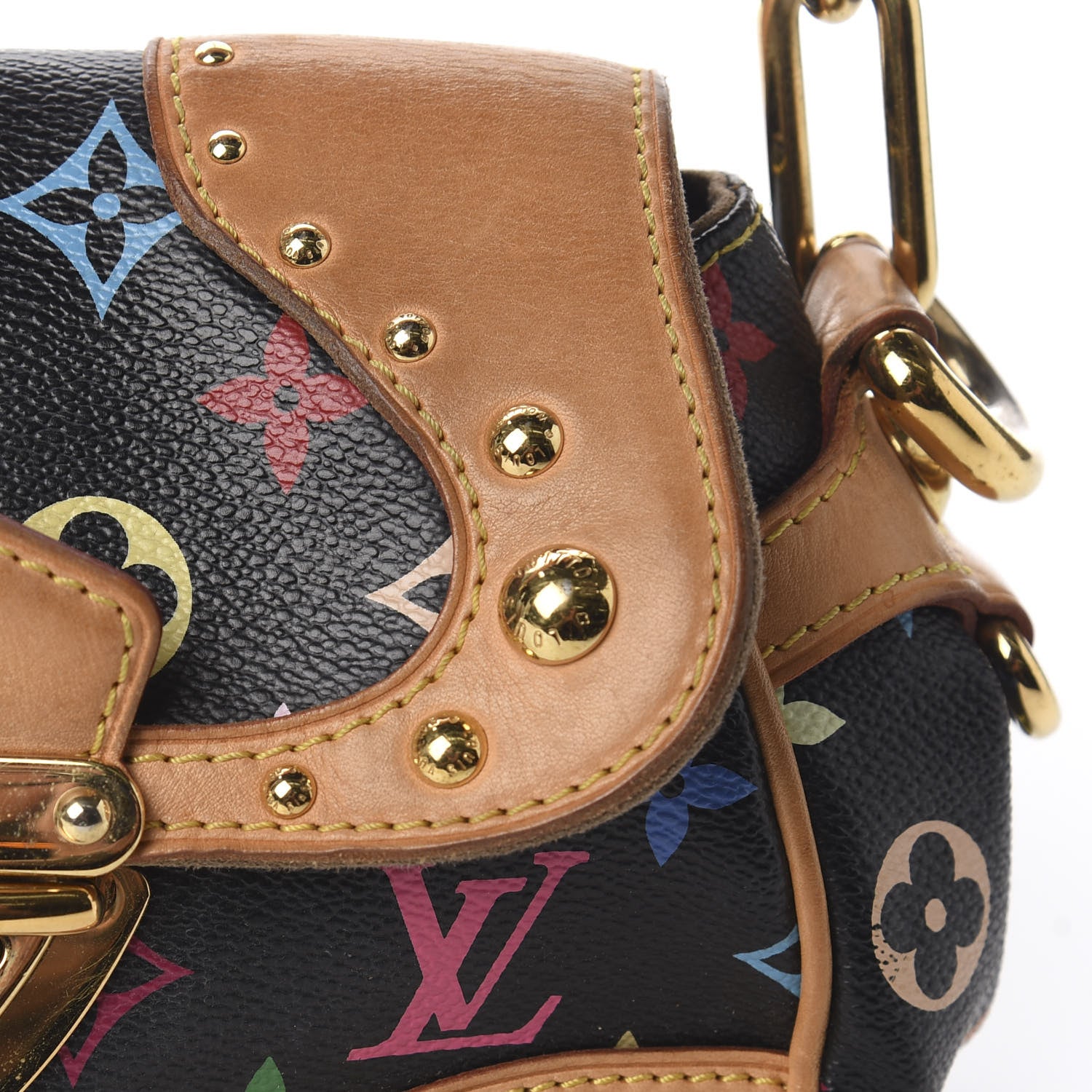 Louis Vuitton Monogram Multicolor Marilyn Black 9 of 9