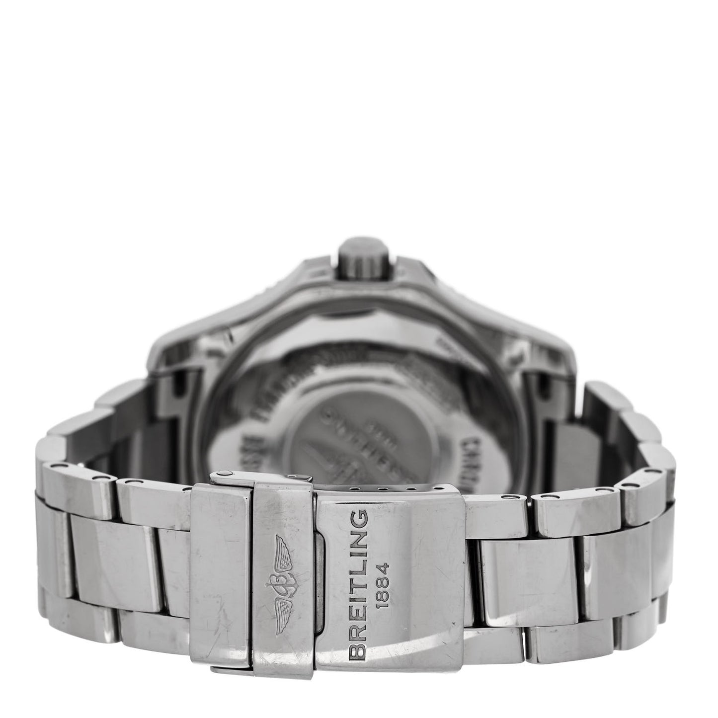 Stainless Steel 42mm Super Ocean Chronometer Automatic Watch Black A17365