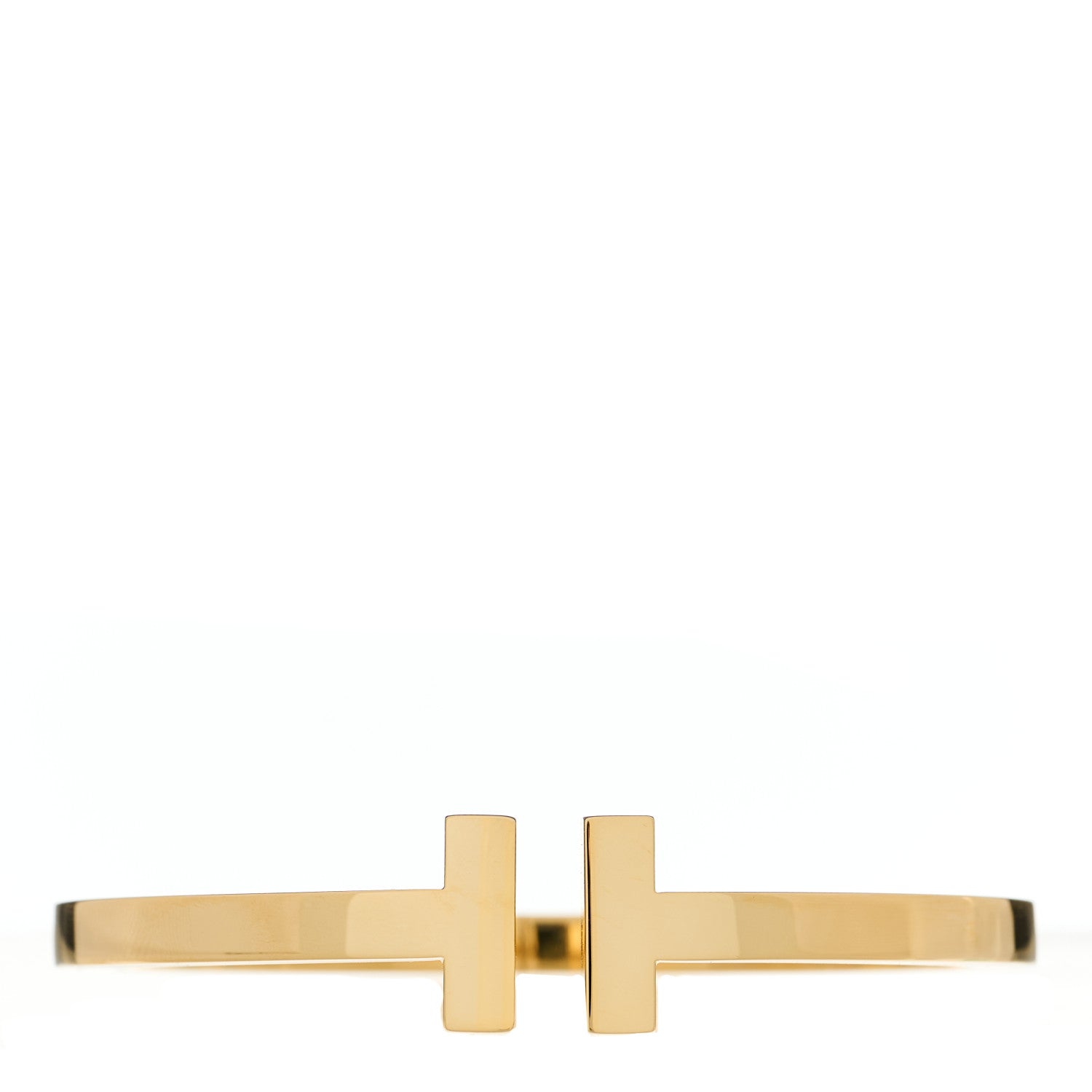 Tiffany 18K Yellow Gold T Square Bracelet 1 of 4