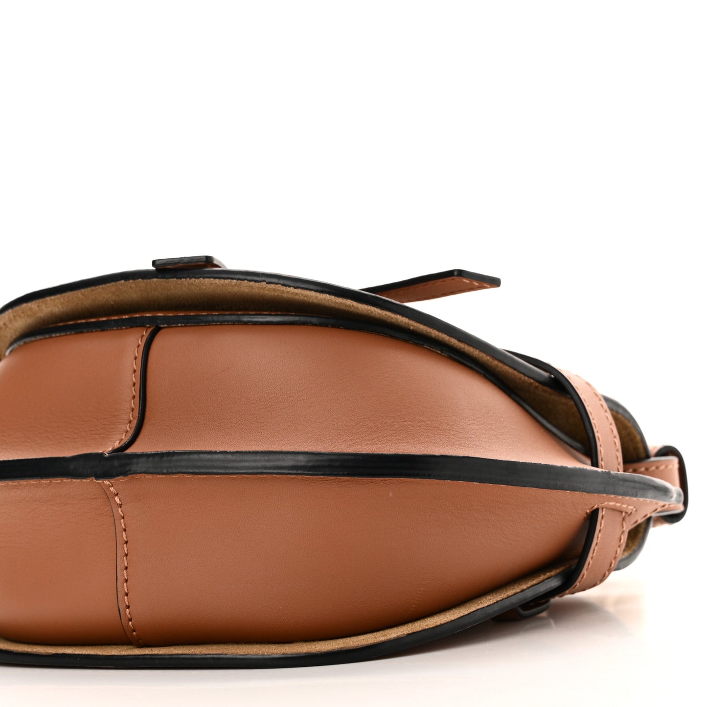 Calfskin Jacquard Mini Gate Dual Bag Tan
