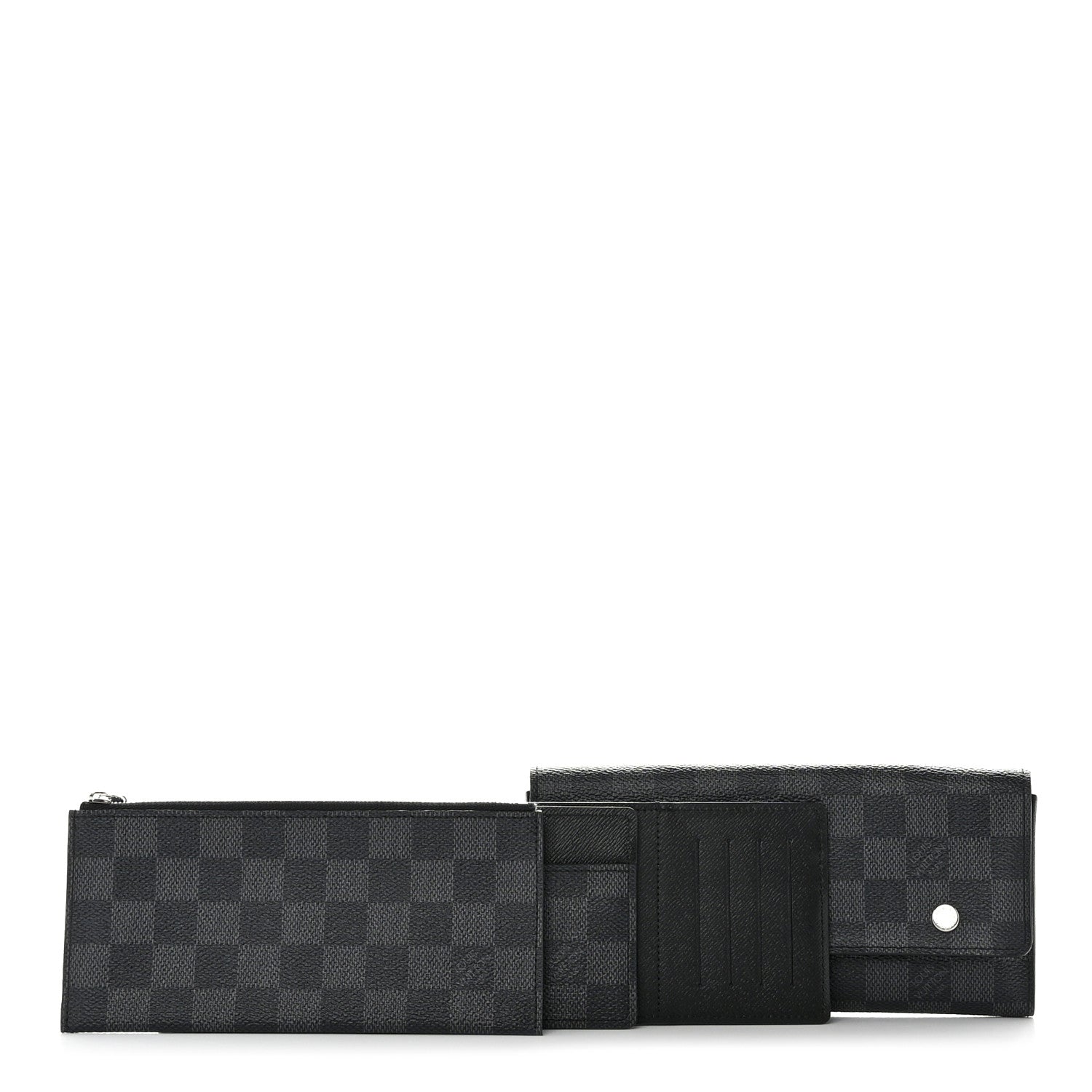 Louis Vuitton Damier Graphite Portefeuille Long Modulable Wallet 3 of 8