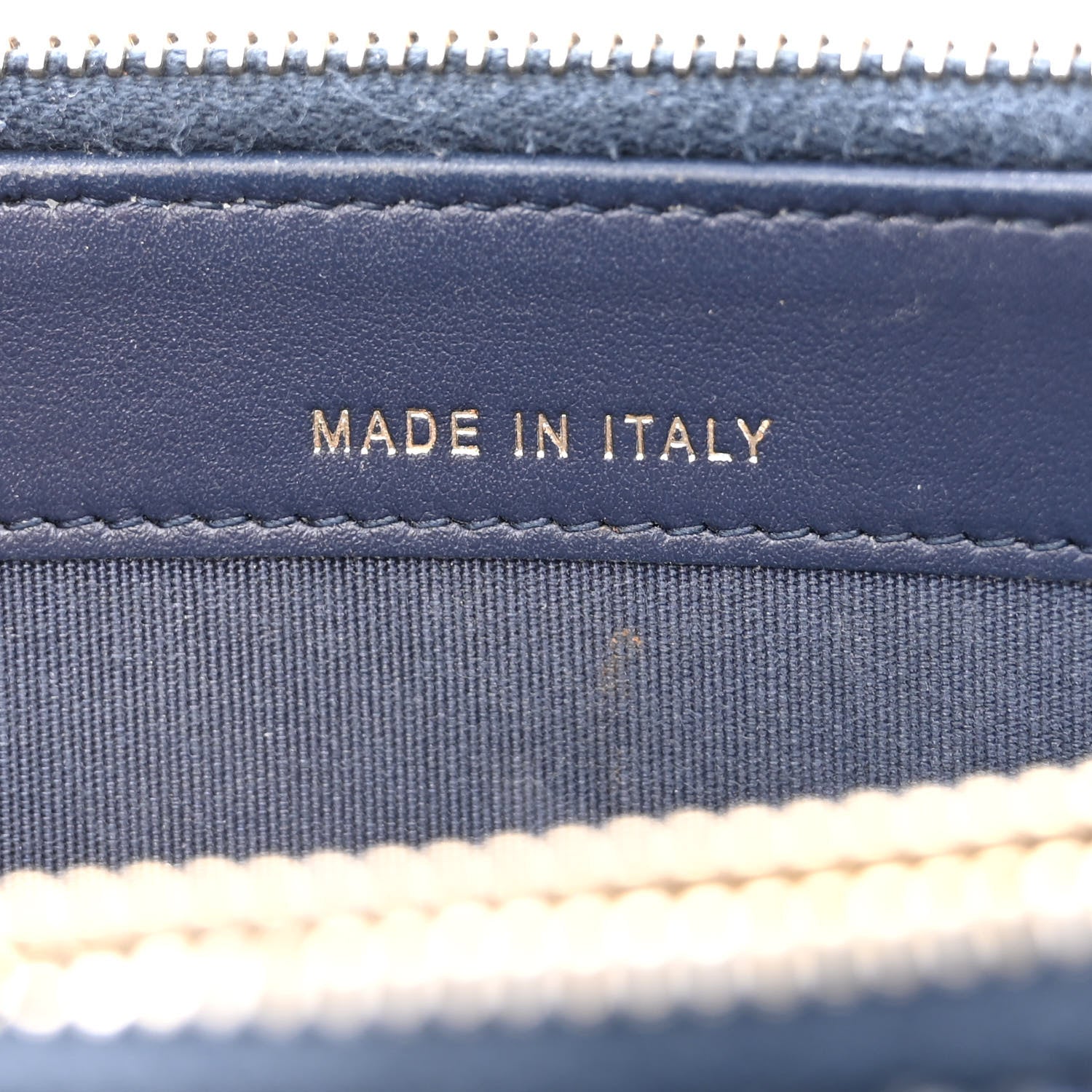 Chanel Canvas Small Deauville Clutch With Chain Blue 9 of 14