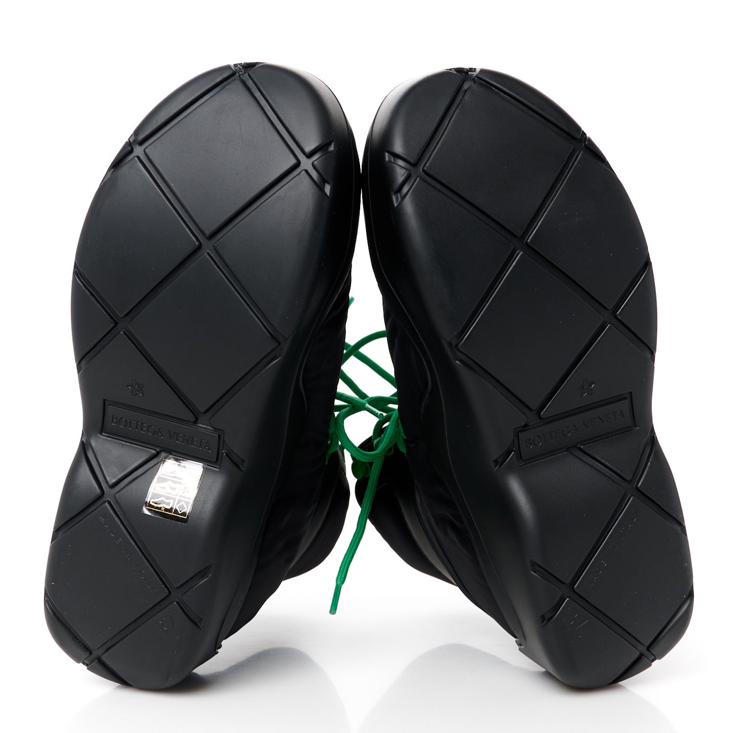Technical Fabric Rubber Puddle Bomber Boots 37 Black Grass