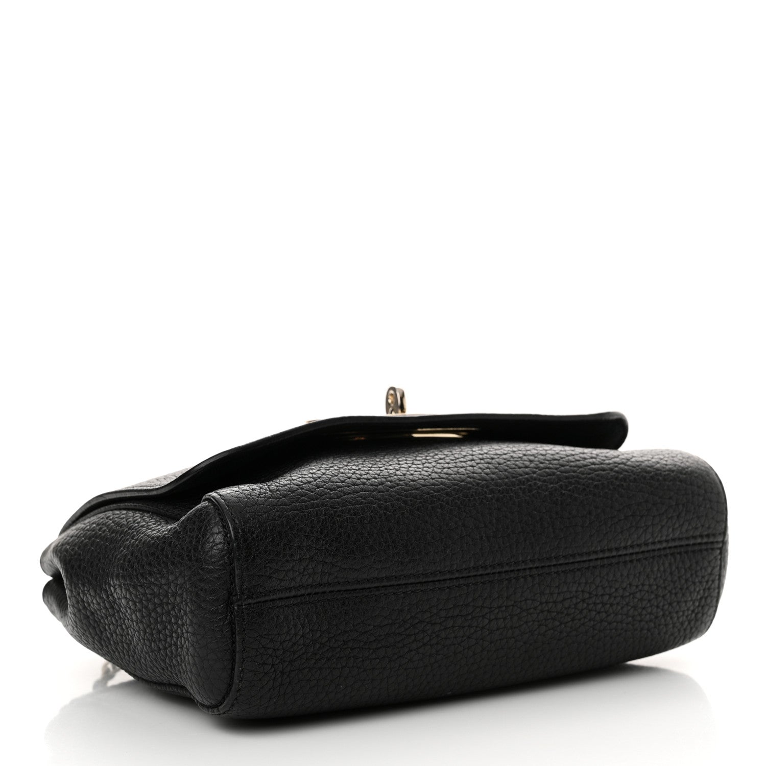 Mulberry Glossy Goatskin Small Lily Flap Black 4 of 16