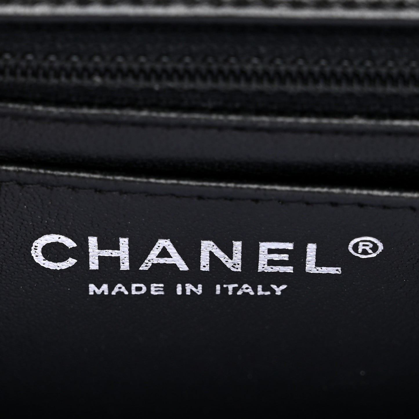 Lambskin Quilted Mini Square Flap Black