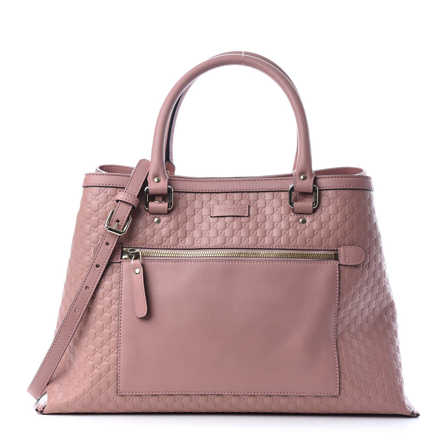 Soft Microguccissima Medium Tote Soft Pink